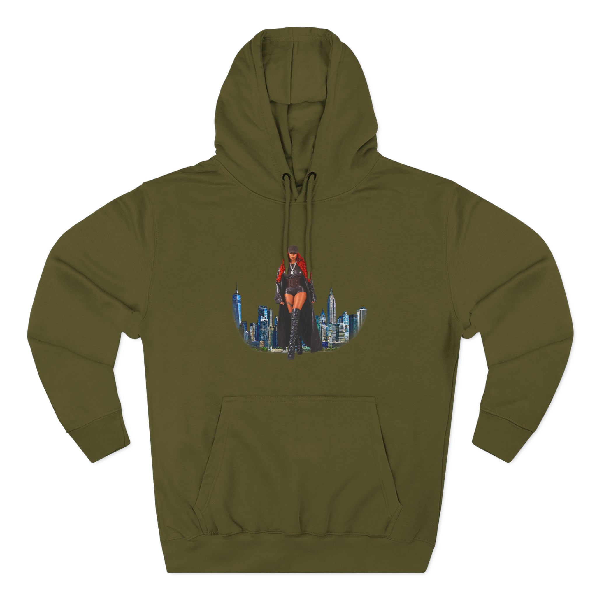 Mary J Blige City Three-panel Fleece Hoodie