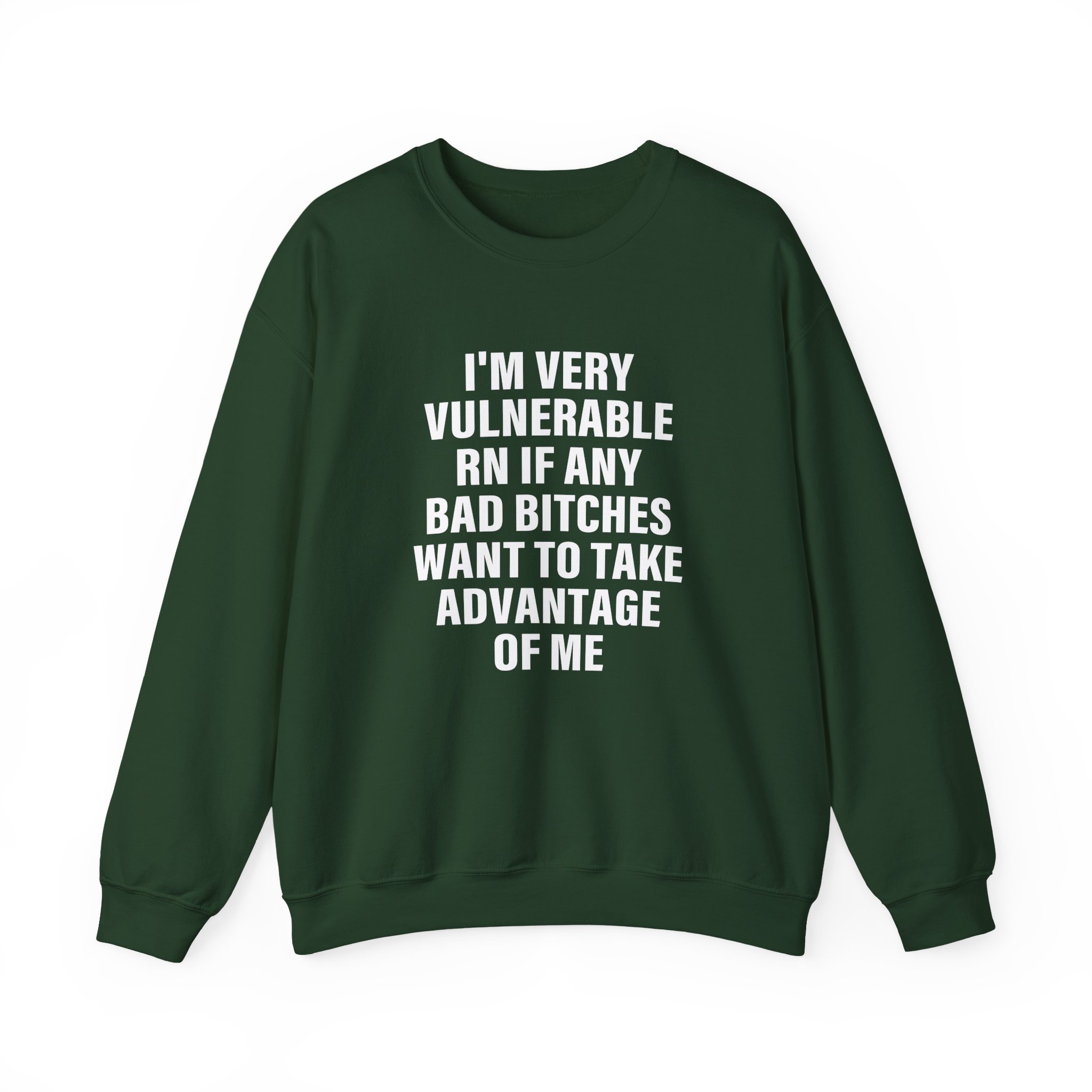 Dom Dolla I'm Very Vulnerable Rn if Any Bad Bitches Want to Take Advantage of Me Unisex Heavy Blend™ Crewneck Sweatshirt - Image 11