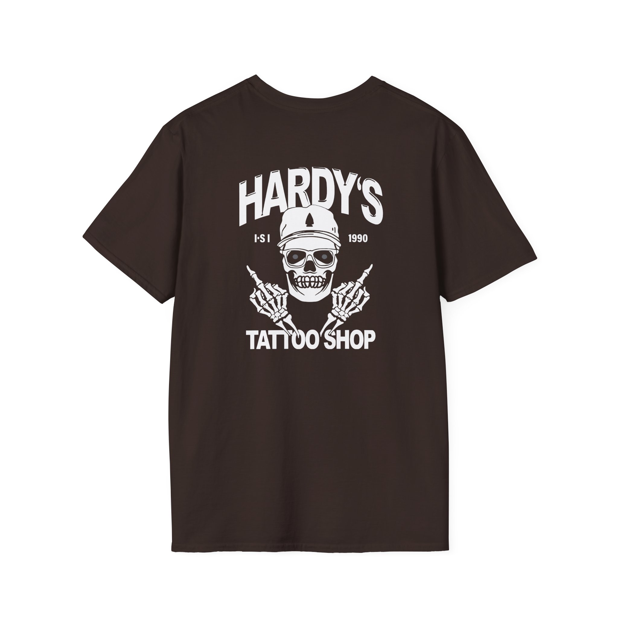 Hd Tattoo Shop Unisex Softstyle T-Shirt - Image 6