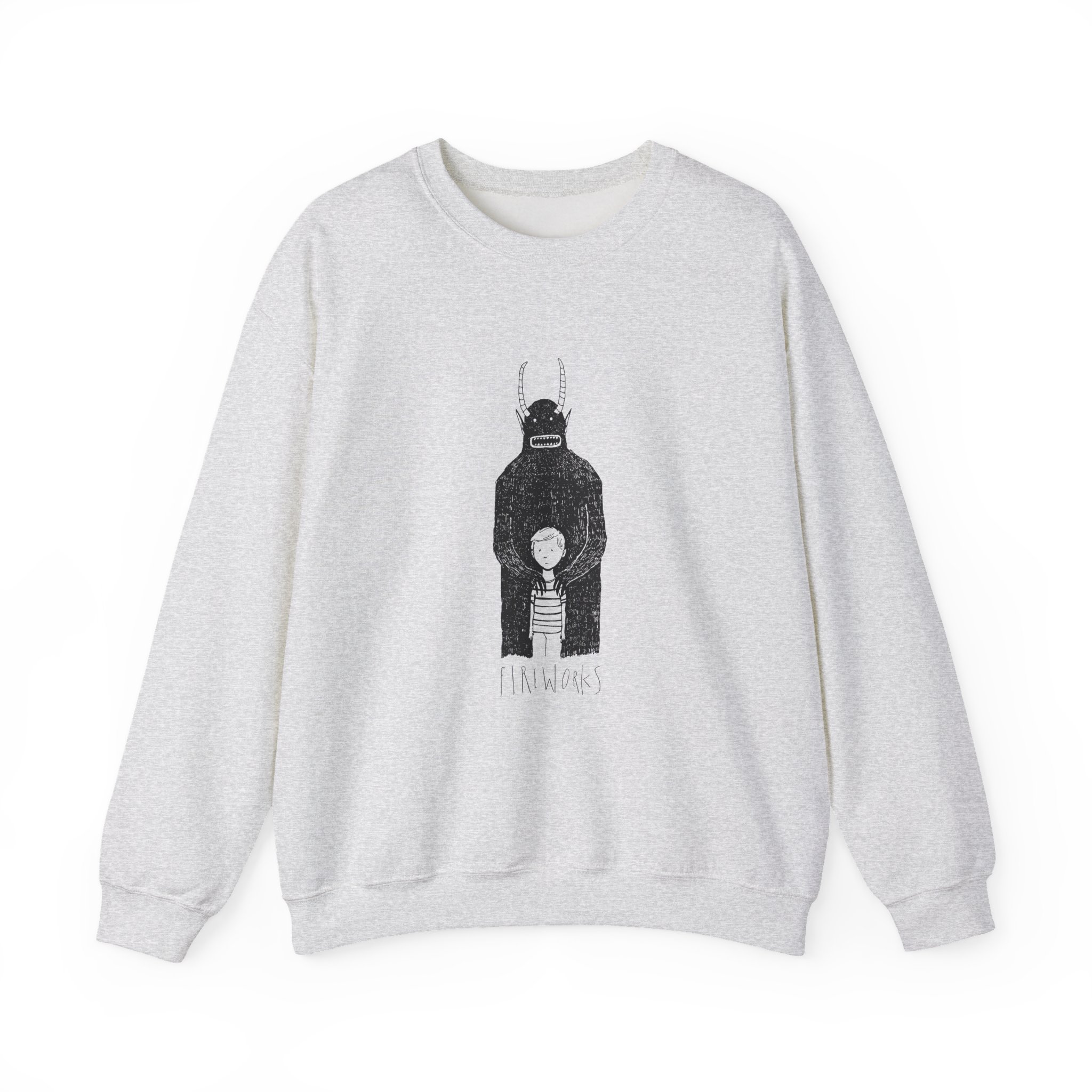 Cold Cuts Fireworks Monster Unisex Heavy Blend™ Crewneck Sweatshirt - Image 5