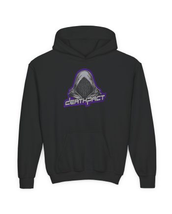 Deathpact From Darkness xx Comes Light Youth Heavy Blend Hooded Sweatshirt