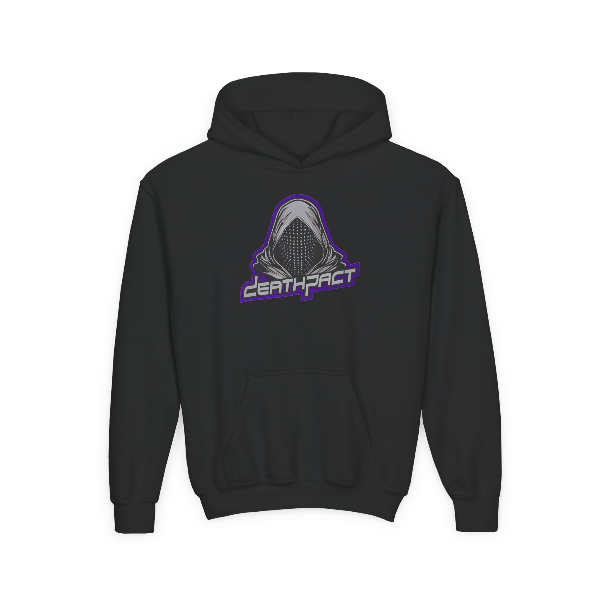 Deathpact From Darkness xx Comes Light Youth Heavy Blend Hooded Sweatshirt