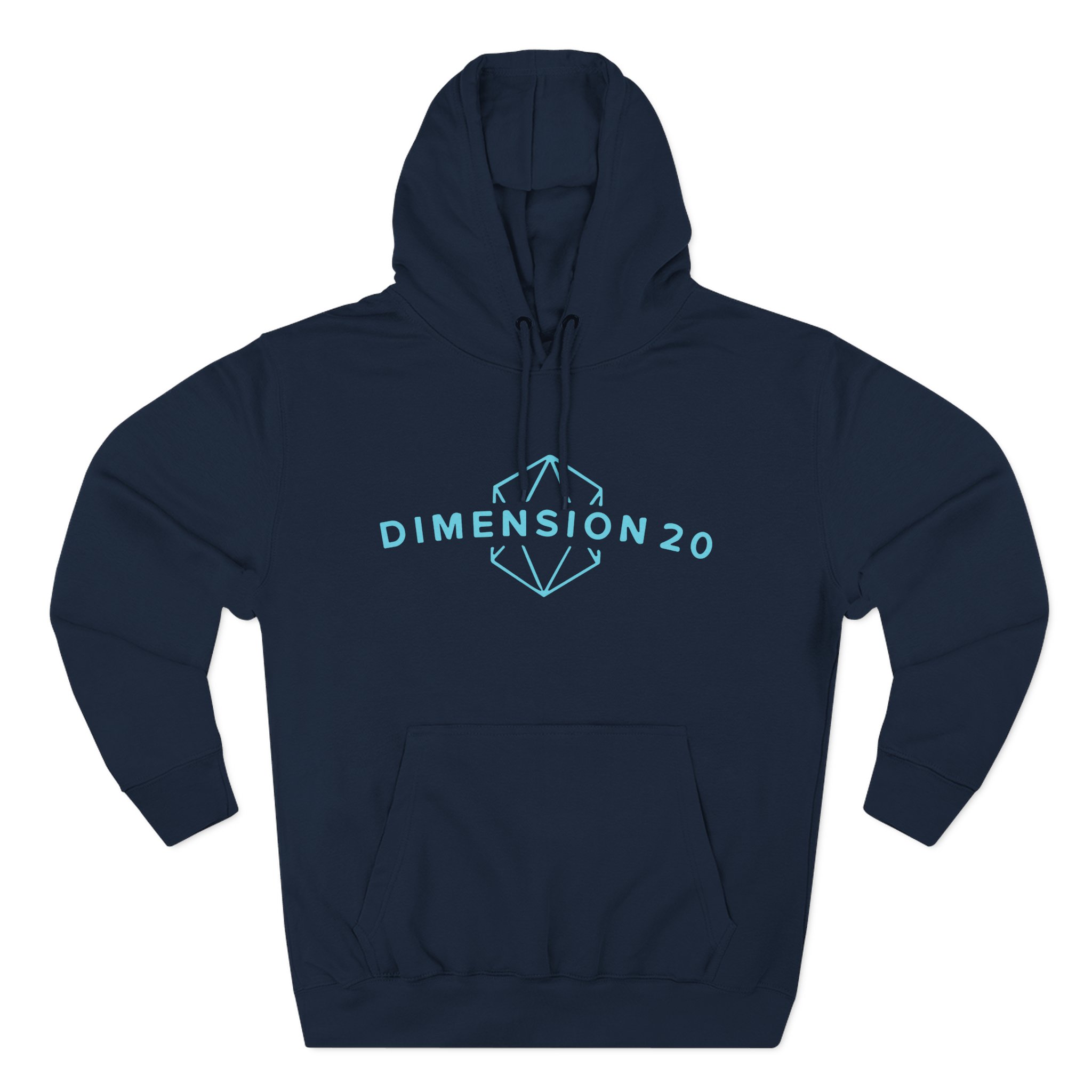 Dropout Dimension 20 Logo Three-Panel Fleece Hoodie - Image 9