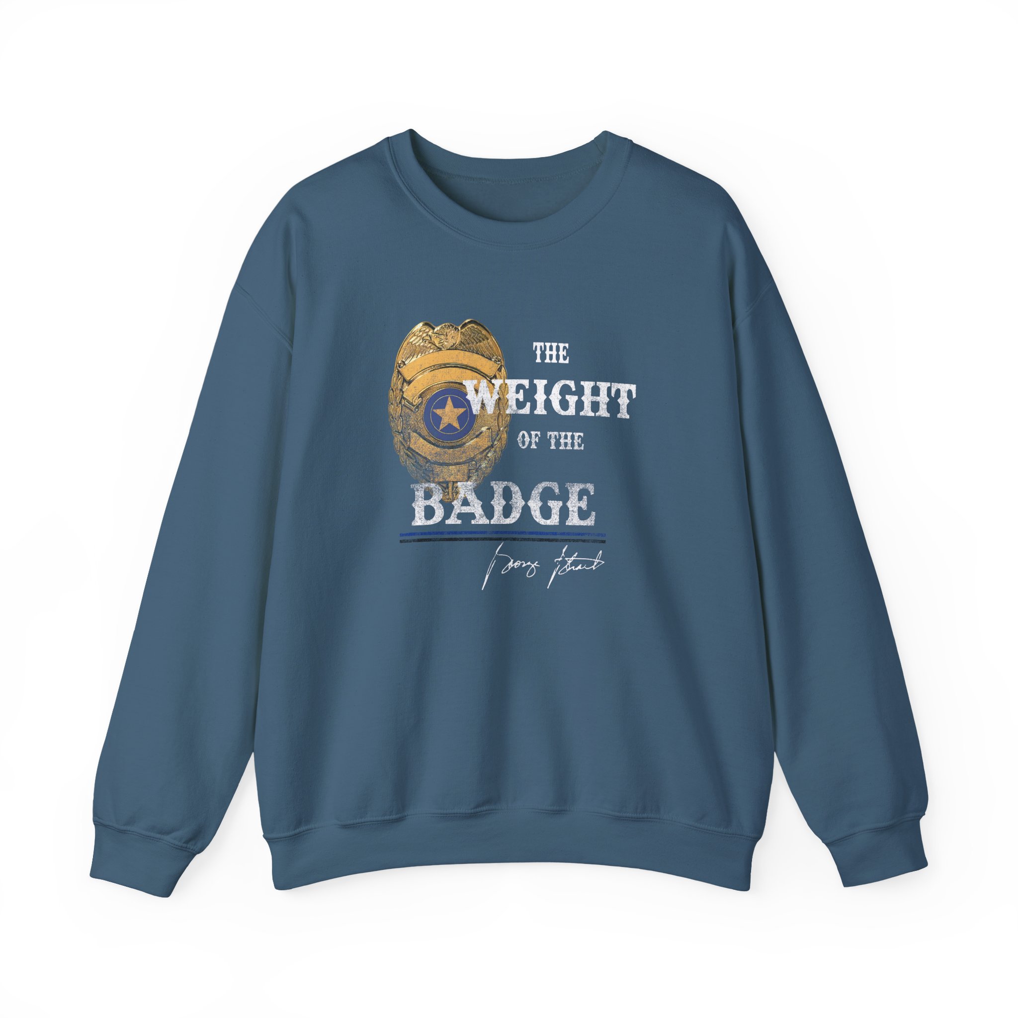 George Strait Gold Badge Unisex Heavy Blend™ Crewneck Sweatshirt - Image 7