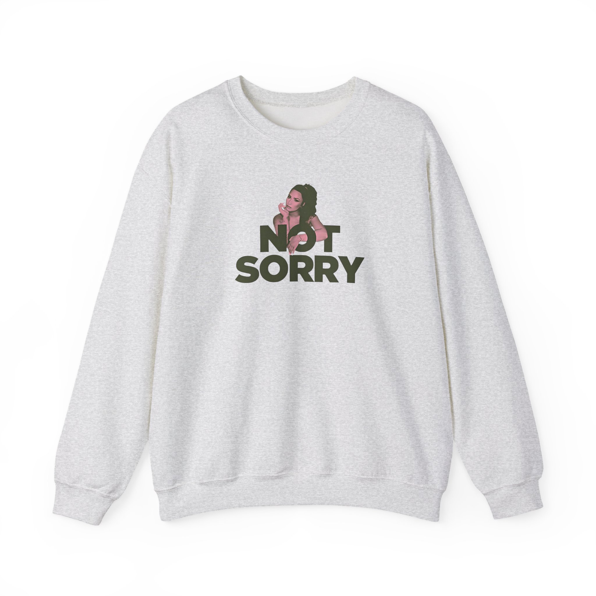 D L Not Sorry Unisex Heavy Blend™ Crewneck Sweatshirt - Image 3