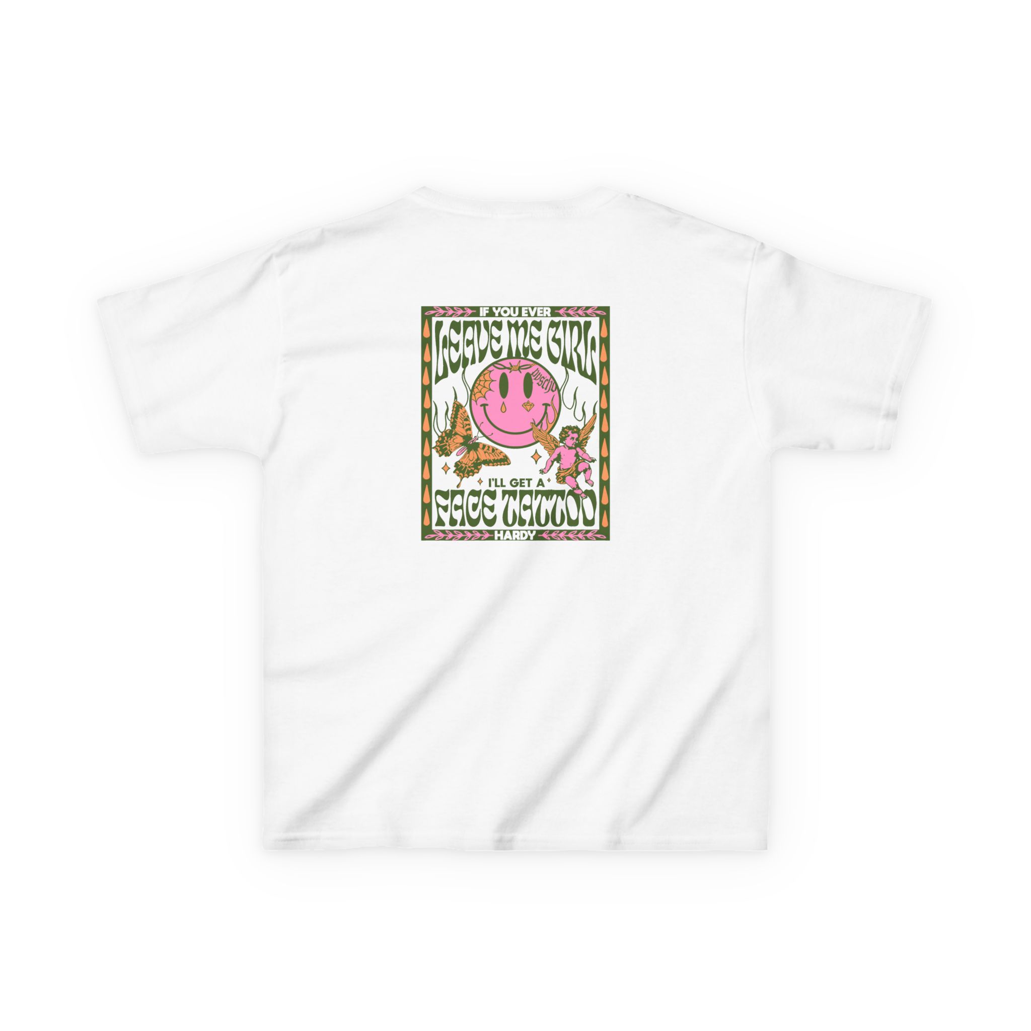 Hd if You Ever Leave Me Kids Heavy Cotton™ Tee - Image 2
