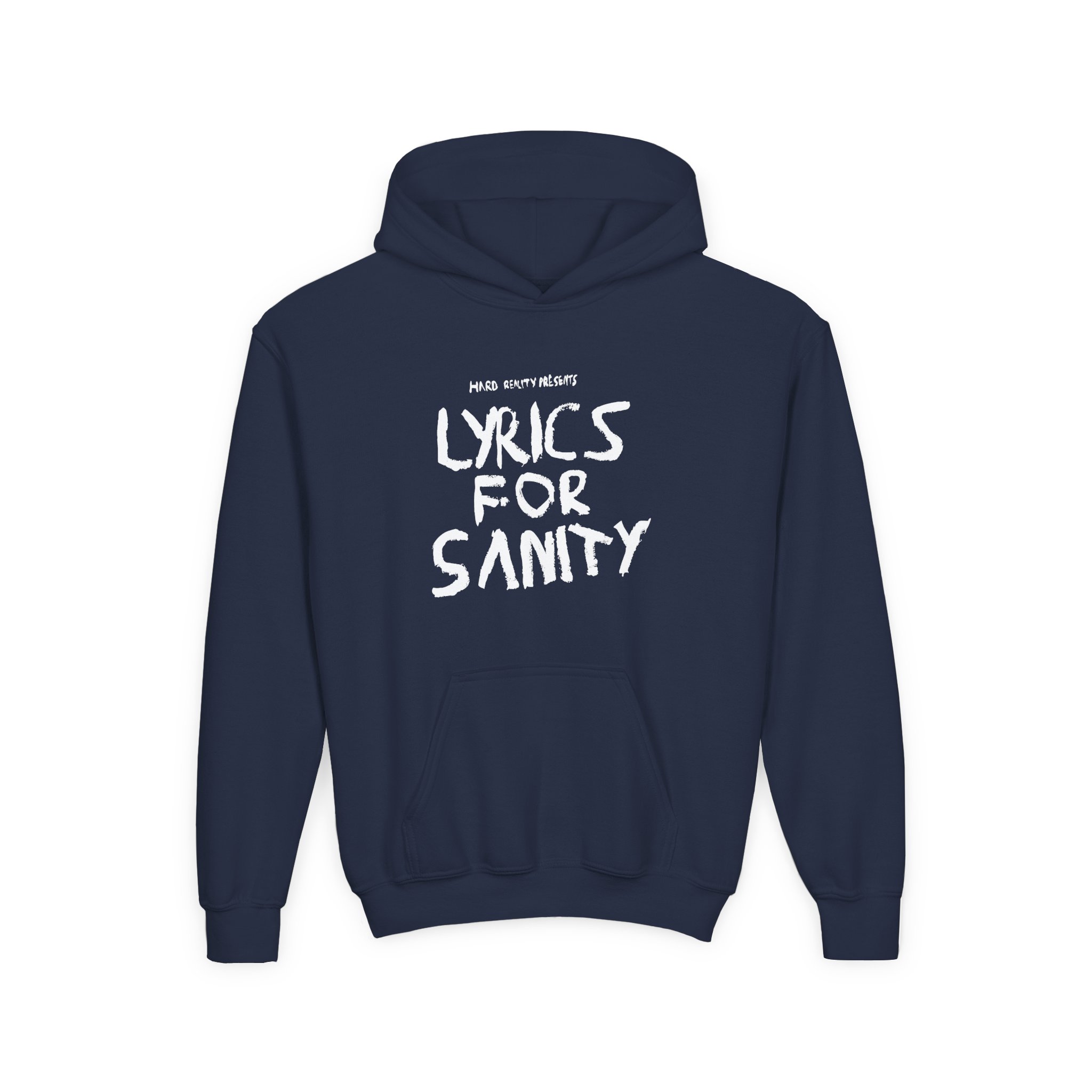 Songer Lyrics for Sanity Youth Heavy Blend Hooded Sweatshirt - Image 9