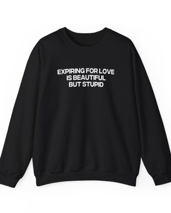 Jenny Holzer Expiring for Love is Beautiful but Stupid Unisex Heavy Blend™ Crewneck Sweatshirt