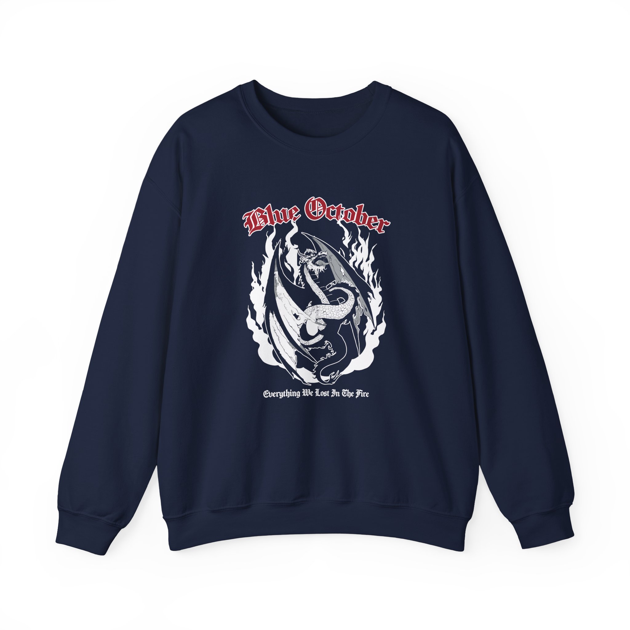 Blue October Ewlitf Dragon Unisex Heavy Blend™ Crewneck Sweatshirt - Image 11