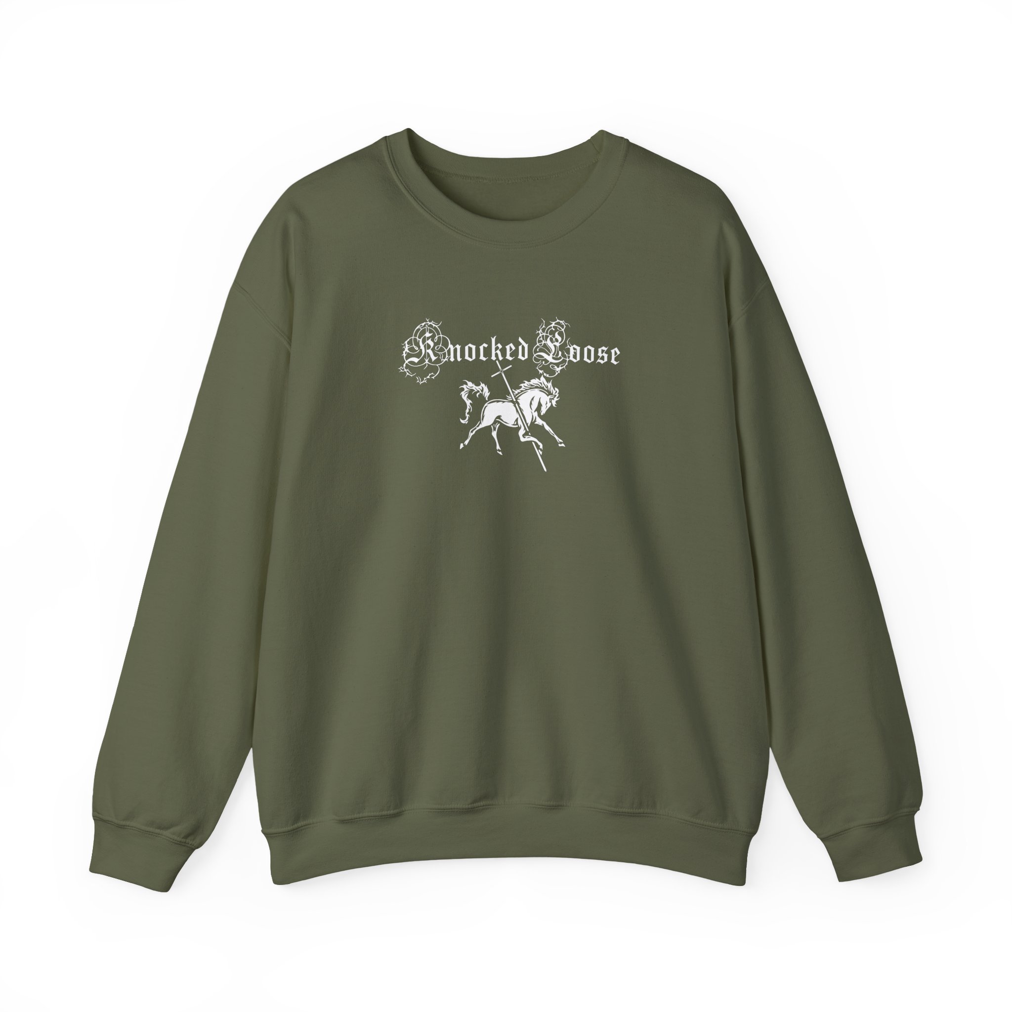 Knocked Loose Horse Cross Unisex Heavy Blend™ Crewneck Sweatshirt - Image 7
