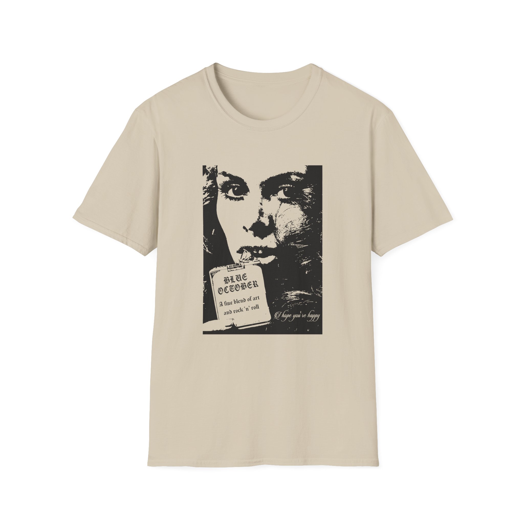 Blue October a Fine Blend Unisex Softstyle T-Shirt - Image 5