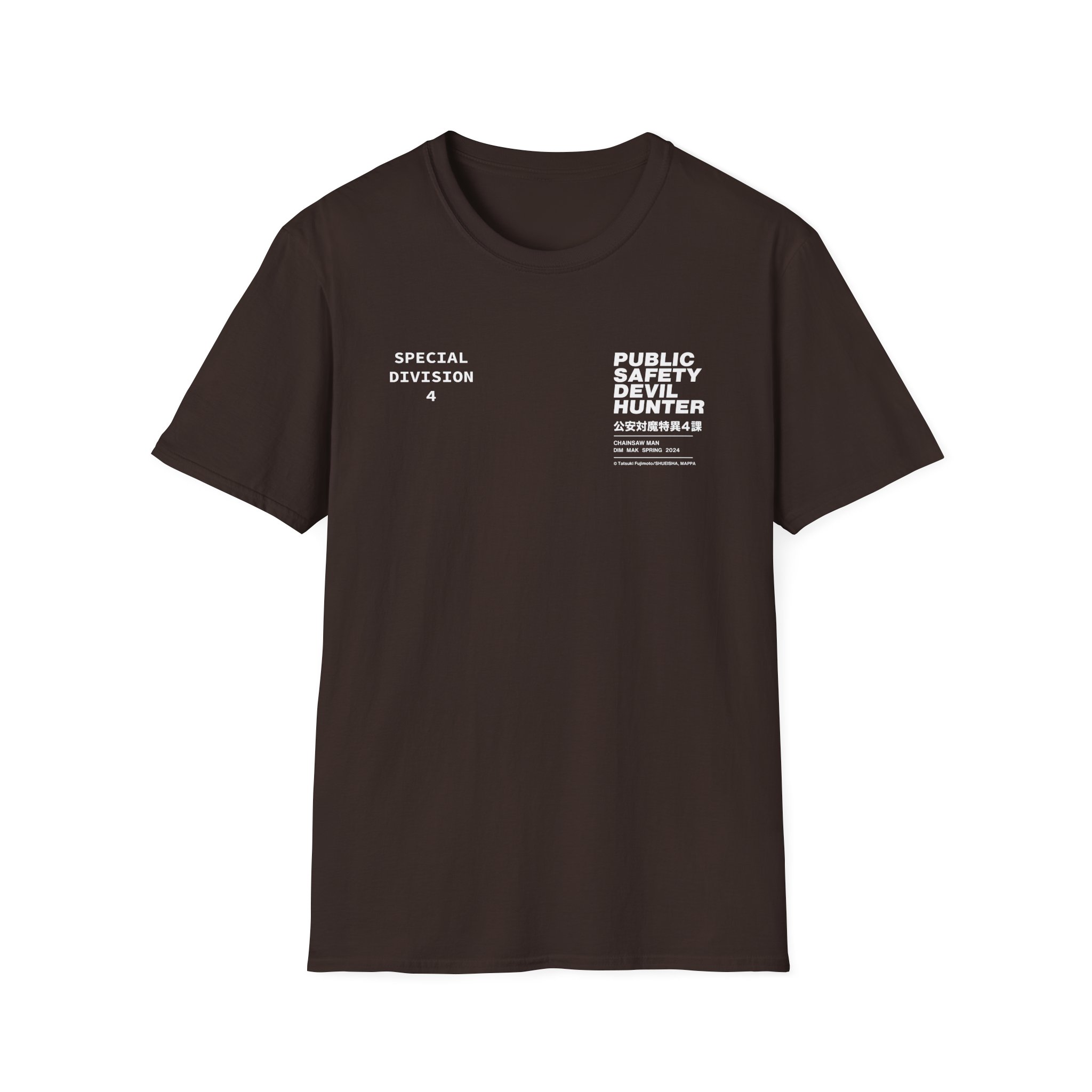 Chainsaw Man X Dim Mak Public Safety Unisex Softstyle T-Shirt - Image 5