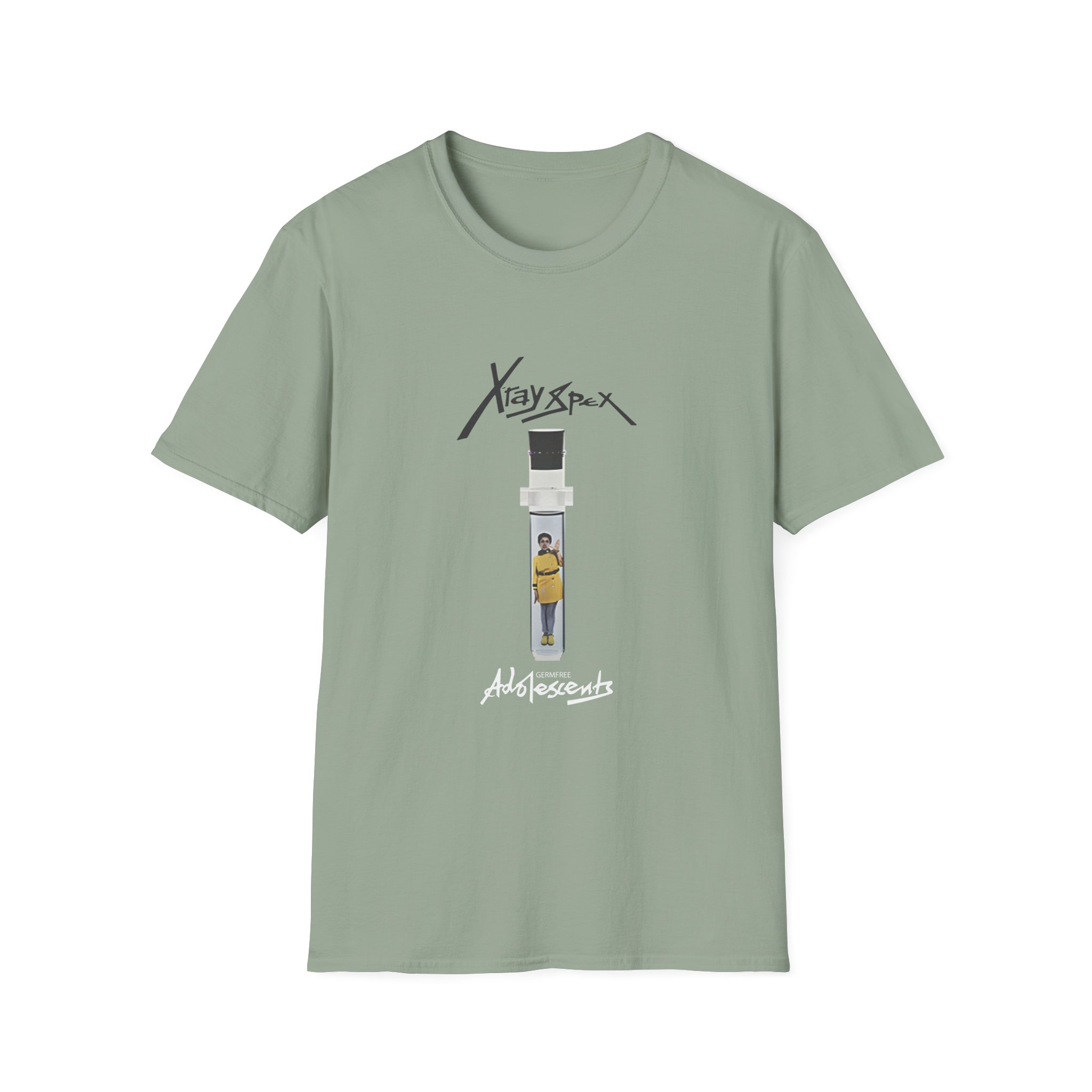 X-ray Spex Germ Free Single Tube Unisex Softstyle T-Shirt - Image 15