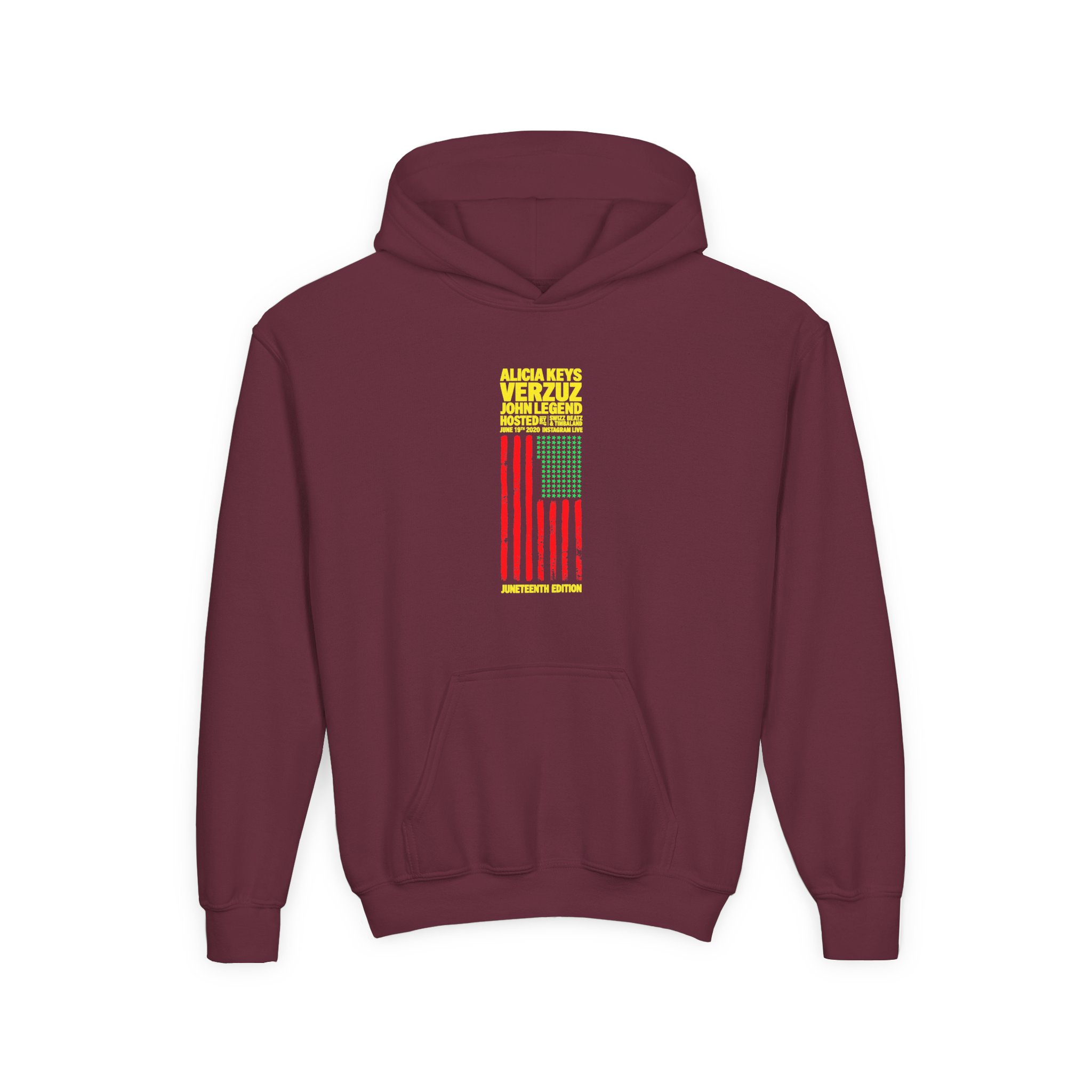 John Legend Verzuz Battle Youth Heavy Blend Hooded Sweatshirt - Image 3