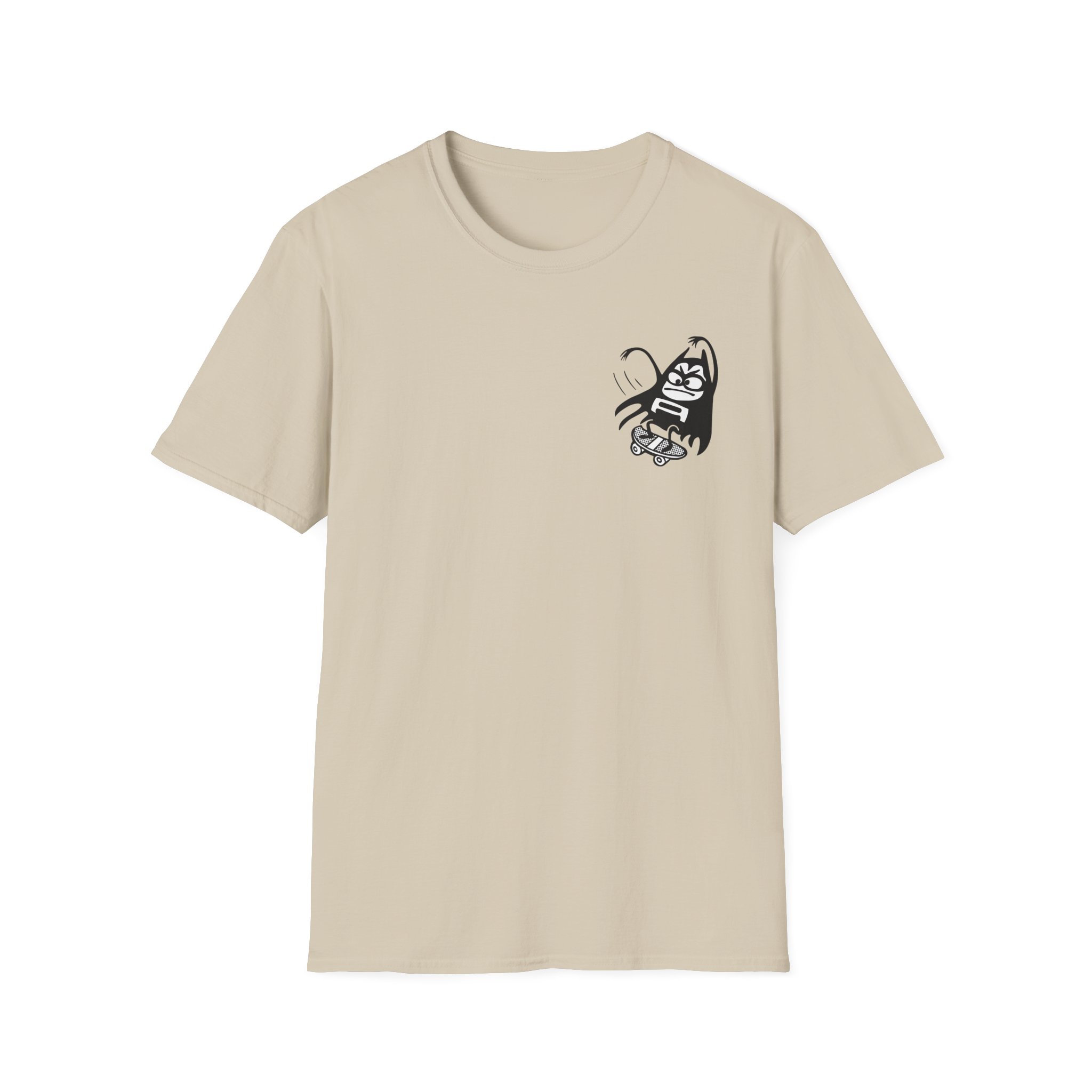 The Aquabats Lil Bat Skateboard Unisex Softstyle T-Shirt - Image 5