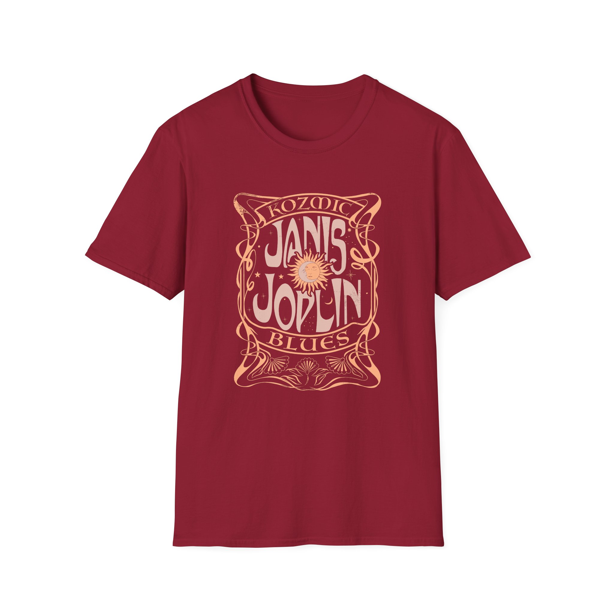 Janis Joplin Kozmic Unisex Softstyle T-shirt - Image 25