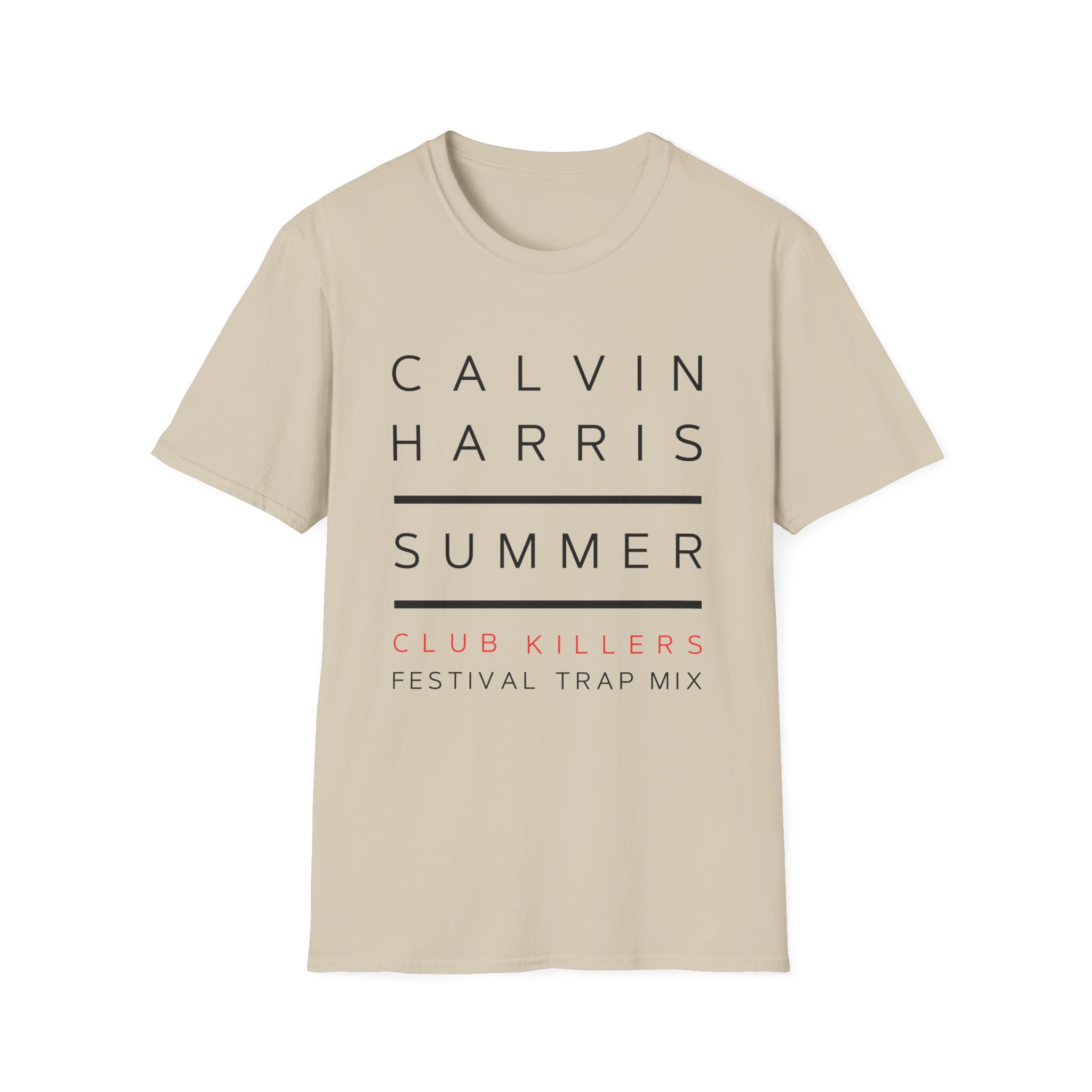 Calvin Harris Summer 4 Album Cover Unisex Softstyle T-Shirt - Image 3