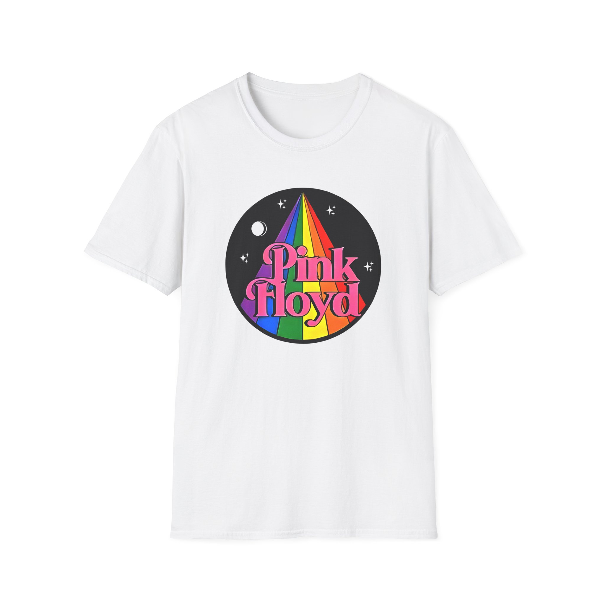 Pink Floyd Rainbow Unisex Softstyle T-shirt