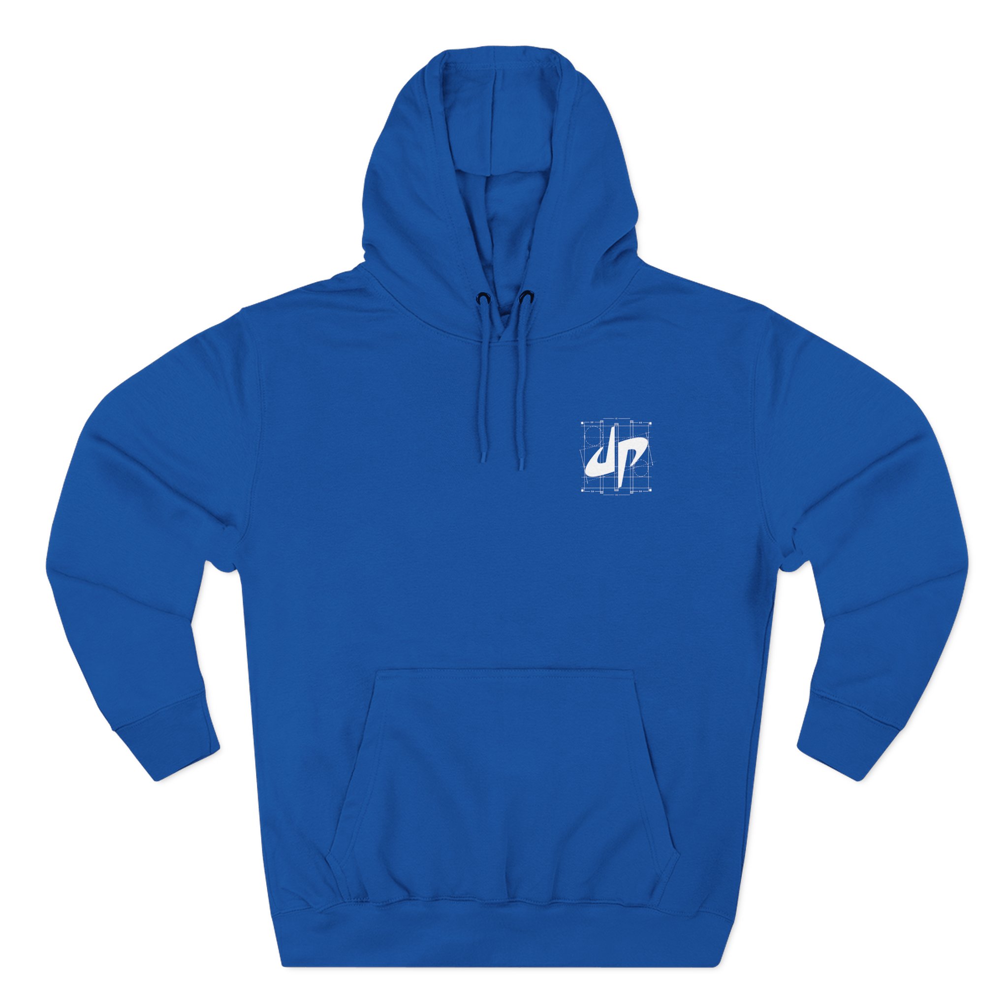 Dude Perfect Blueprint Panda Three-Panel Fleece Hoodie - Image 9