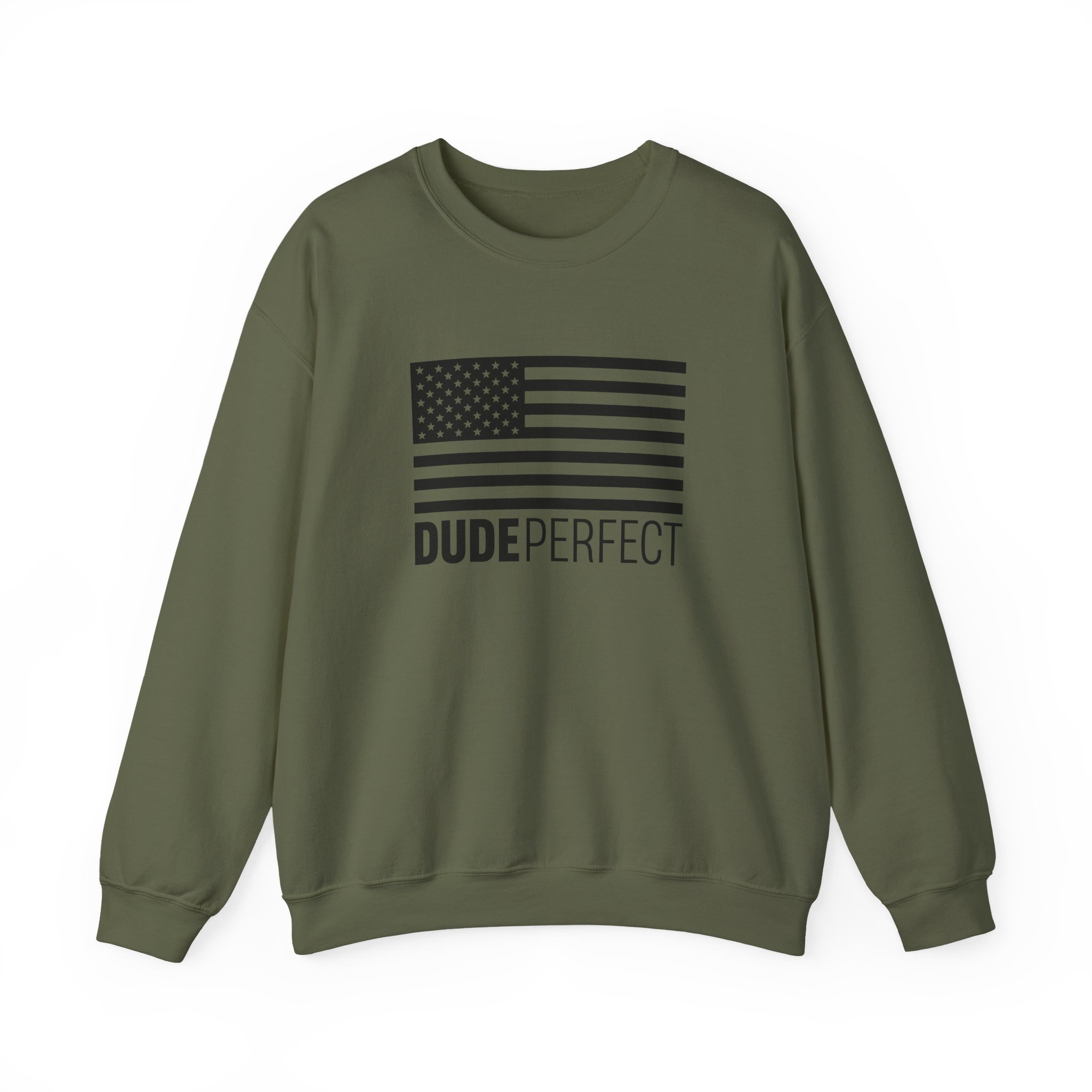 Dude Perfect Tonal Flag Unisex Heavy Blend™ Crewneck Sweatshirt