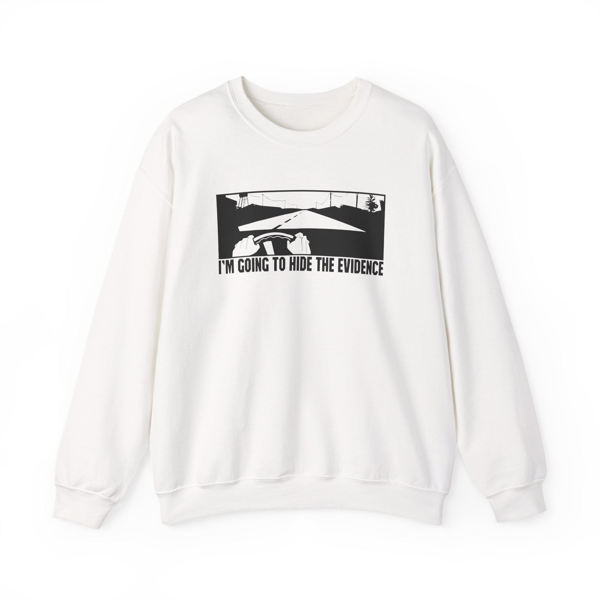 Shroud Hide The Evidence Unisex Heavy Blend™ Crewneck Sweatshirt