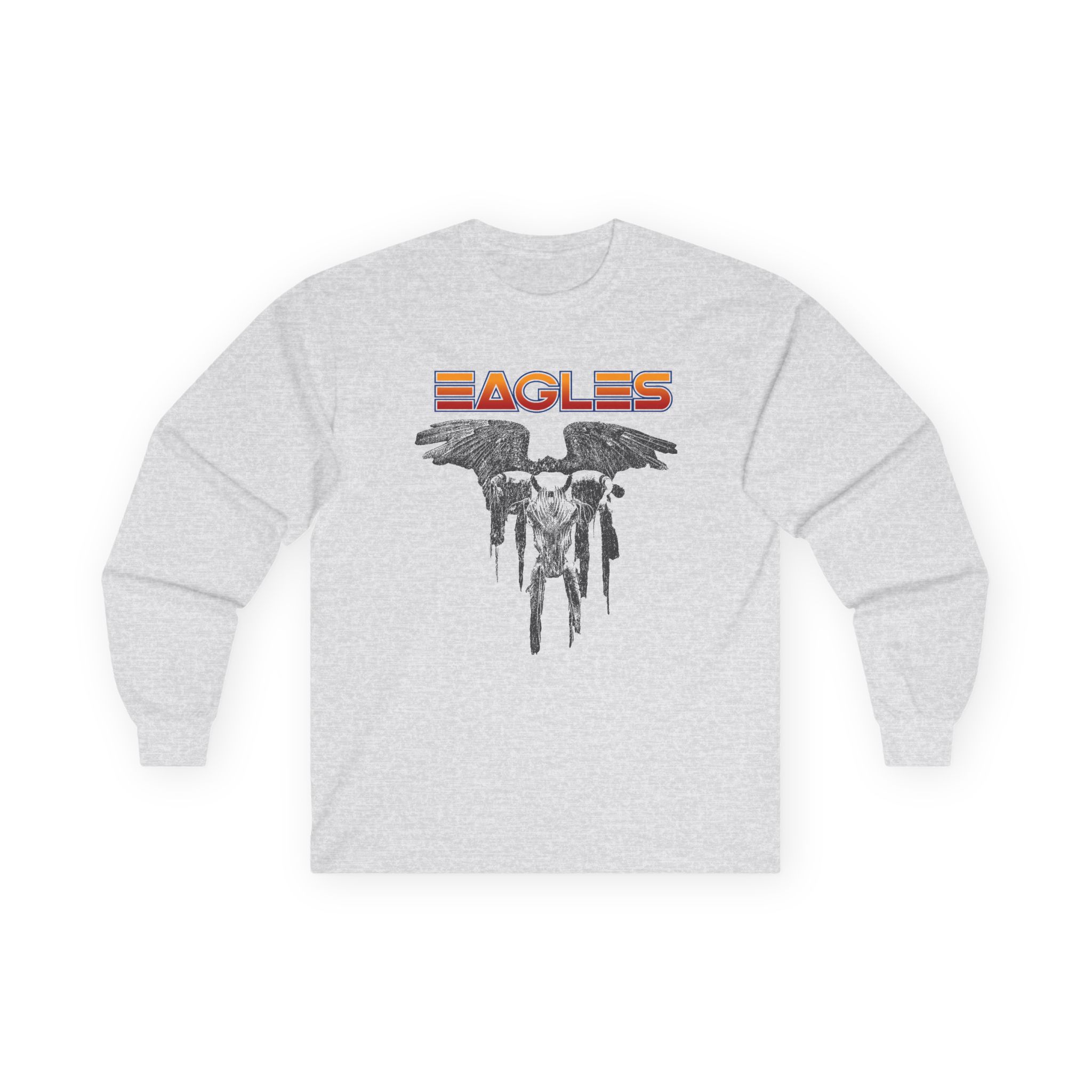 The Eagles One of These Nights Ringer Unisex Ultra Cotton Long Sleeve Tee - Image 3