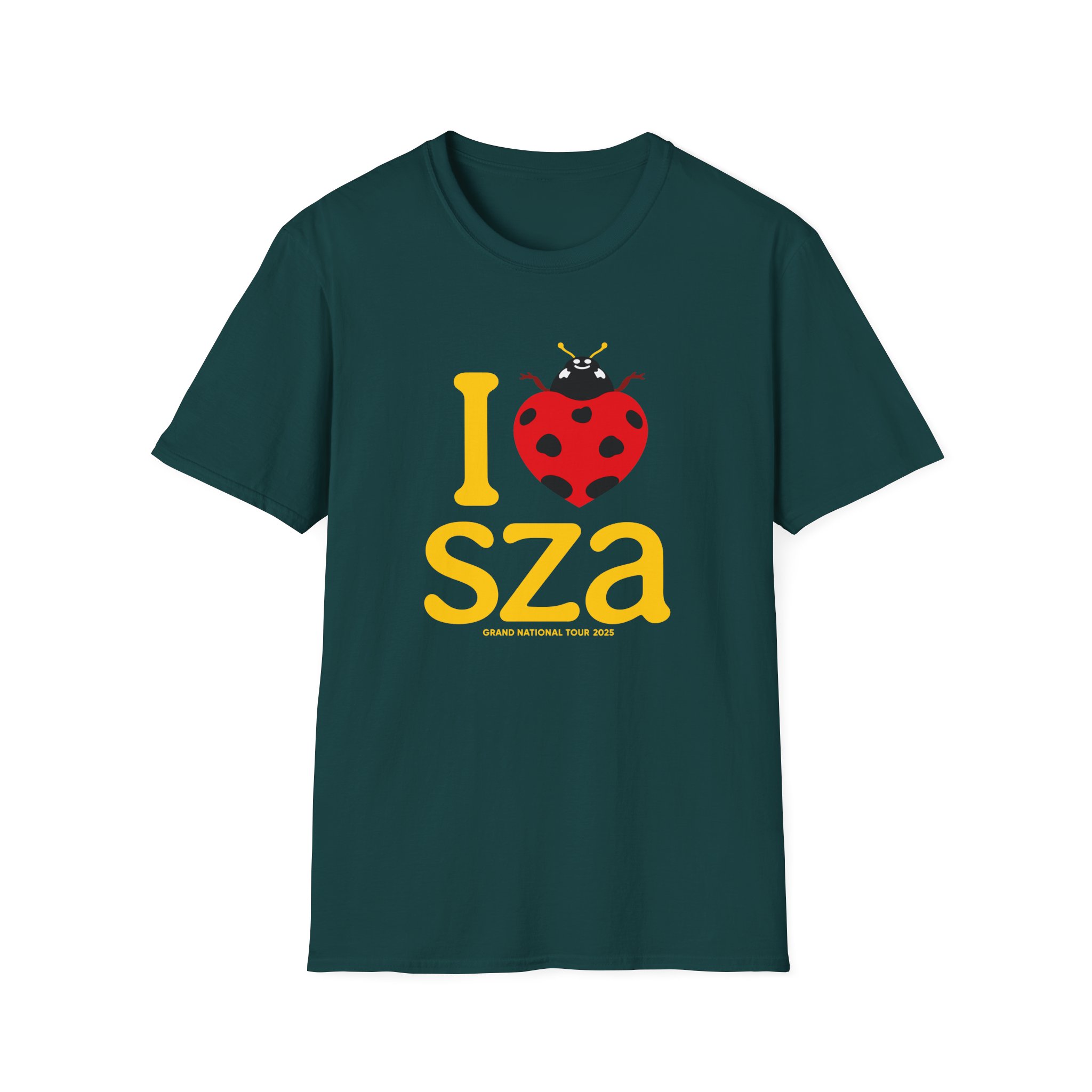 Sza Sos I Heart Sza Camo Unisex Softstyle T-Shirt - Image 7