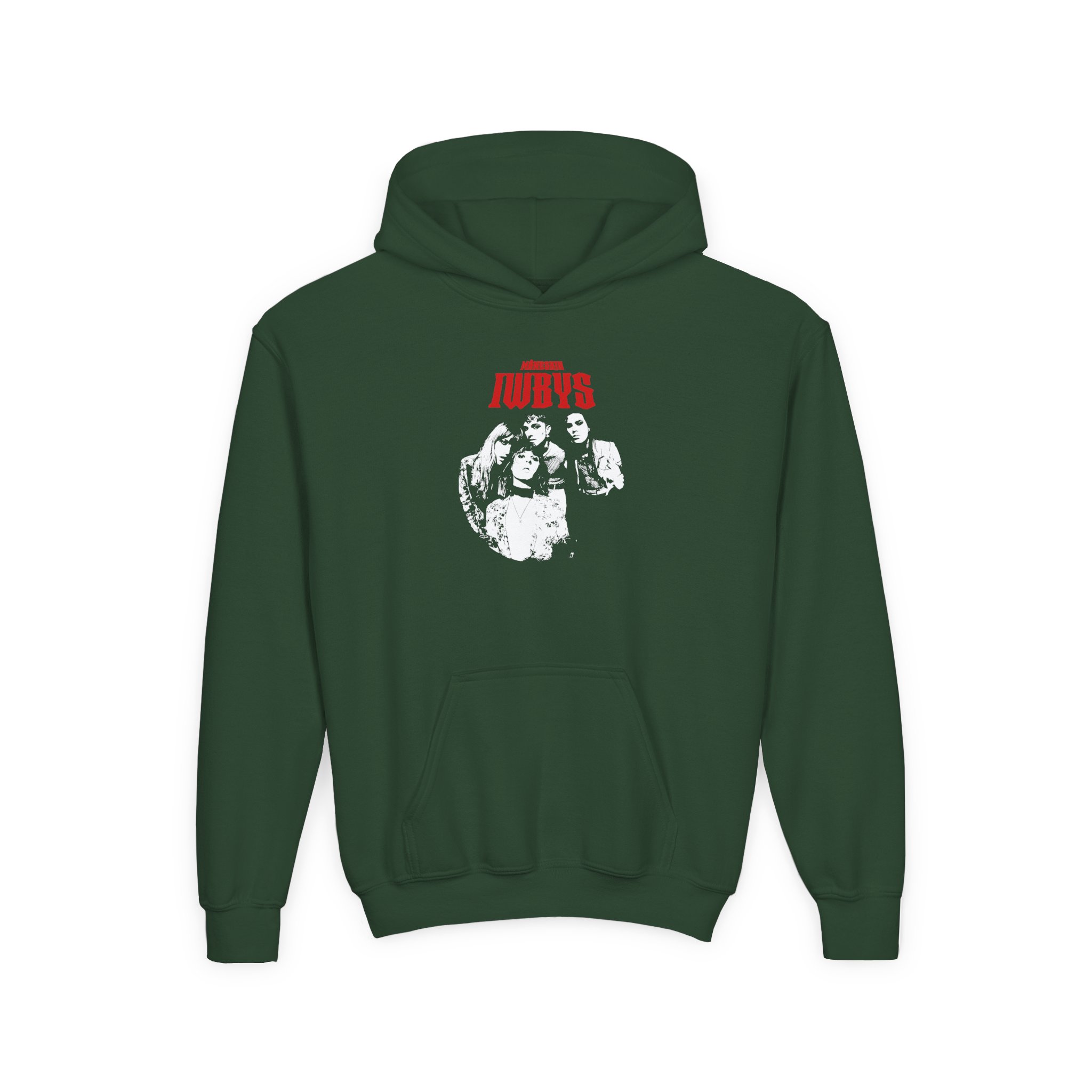 Maneskin IWBYS Youth Heavy Blend Hooded Sweatshirt - Image 3