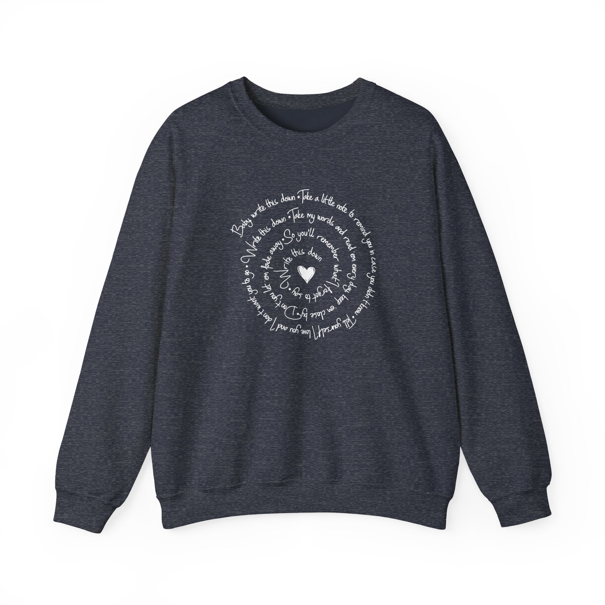 George Strait Wine Write This Down Unisex Heavy Blend™ Crewneck Sweatshirt - Image 11