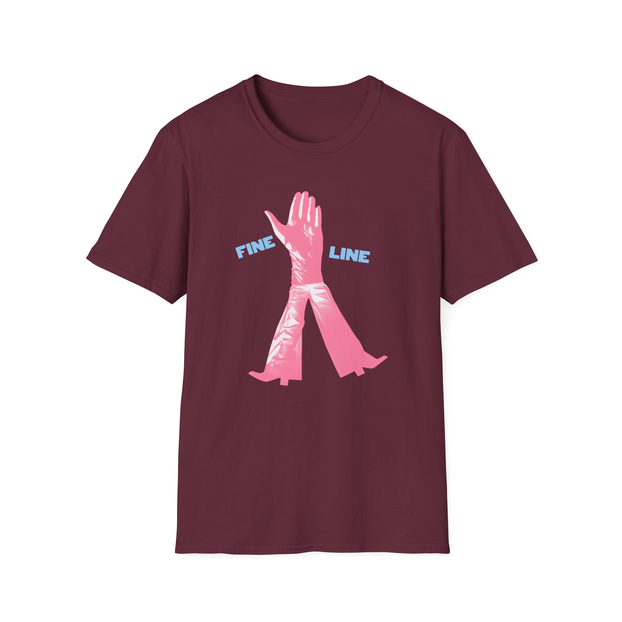 Love on Tour Fine Line Unisex Softstyle T-Shirt - Image 5