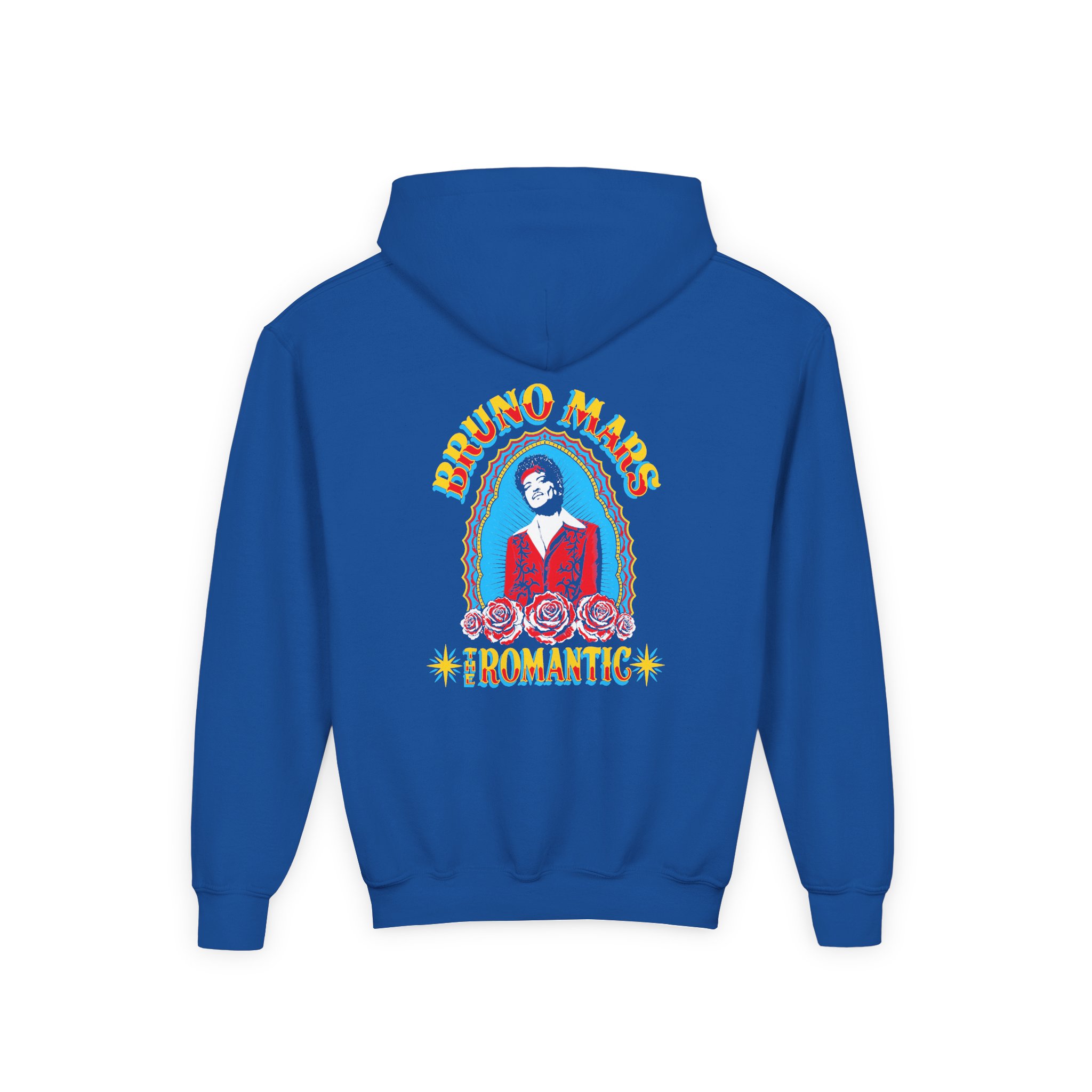 Bruno Mars the Romantic Halo Youth Heavy Blend Hooded Sweatshirt - Image 6