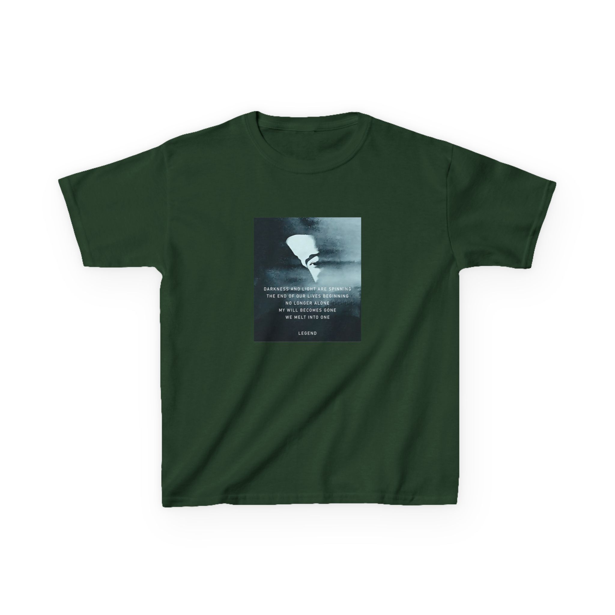 Kids John Legend Darkness Lyrics Heavy Cotton™ Tee - Image 5