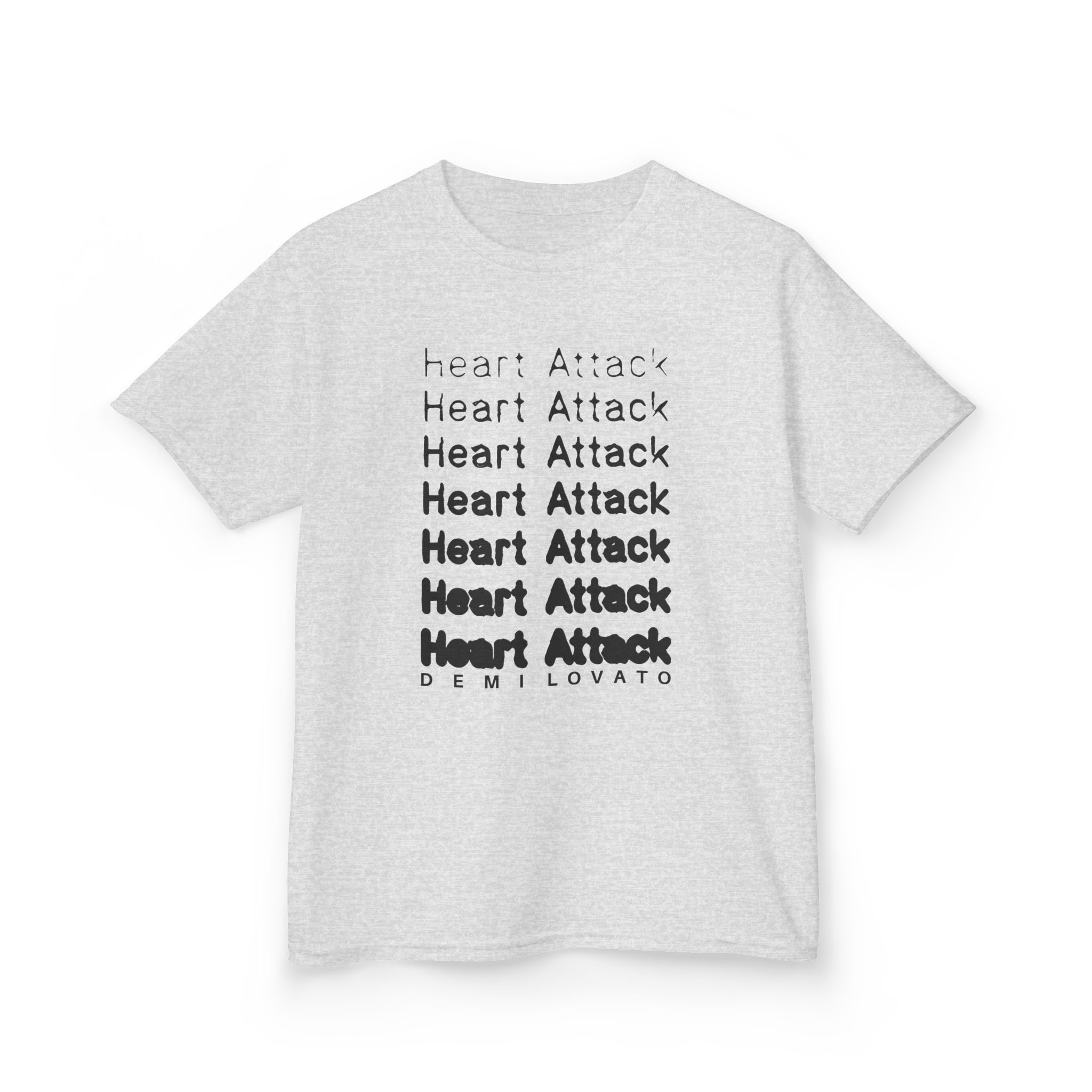 D L Heart Attack Anniversary Kids Heavy Cotton™ Tee - Image 3