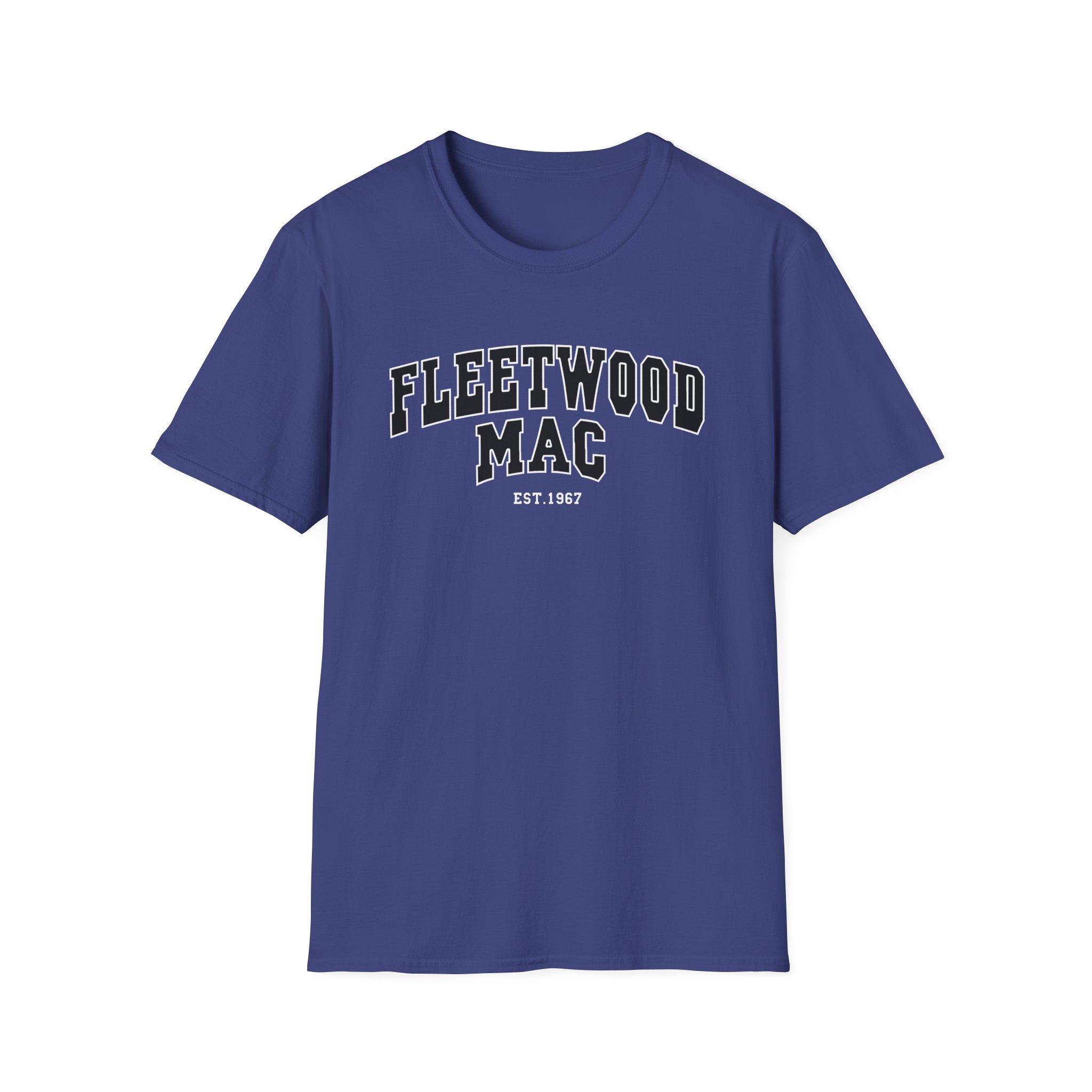 Fleetwood Mac Collegiate Unisex Softstyle T-Shirt - Image 15