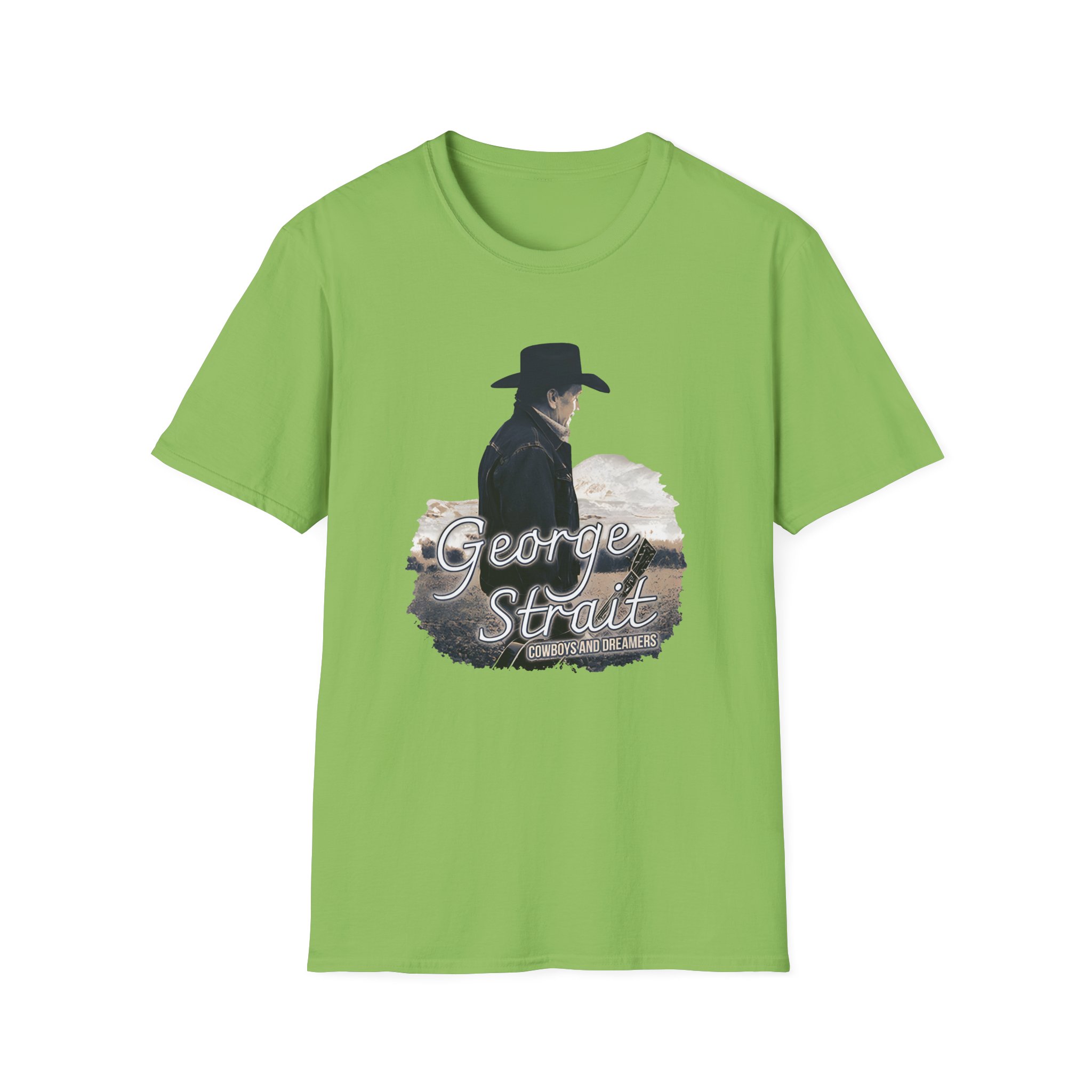 George Strait Cowboys and Dreamers Unisex Softstyle T-Shirt - Image 17