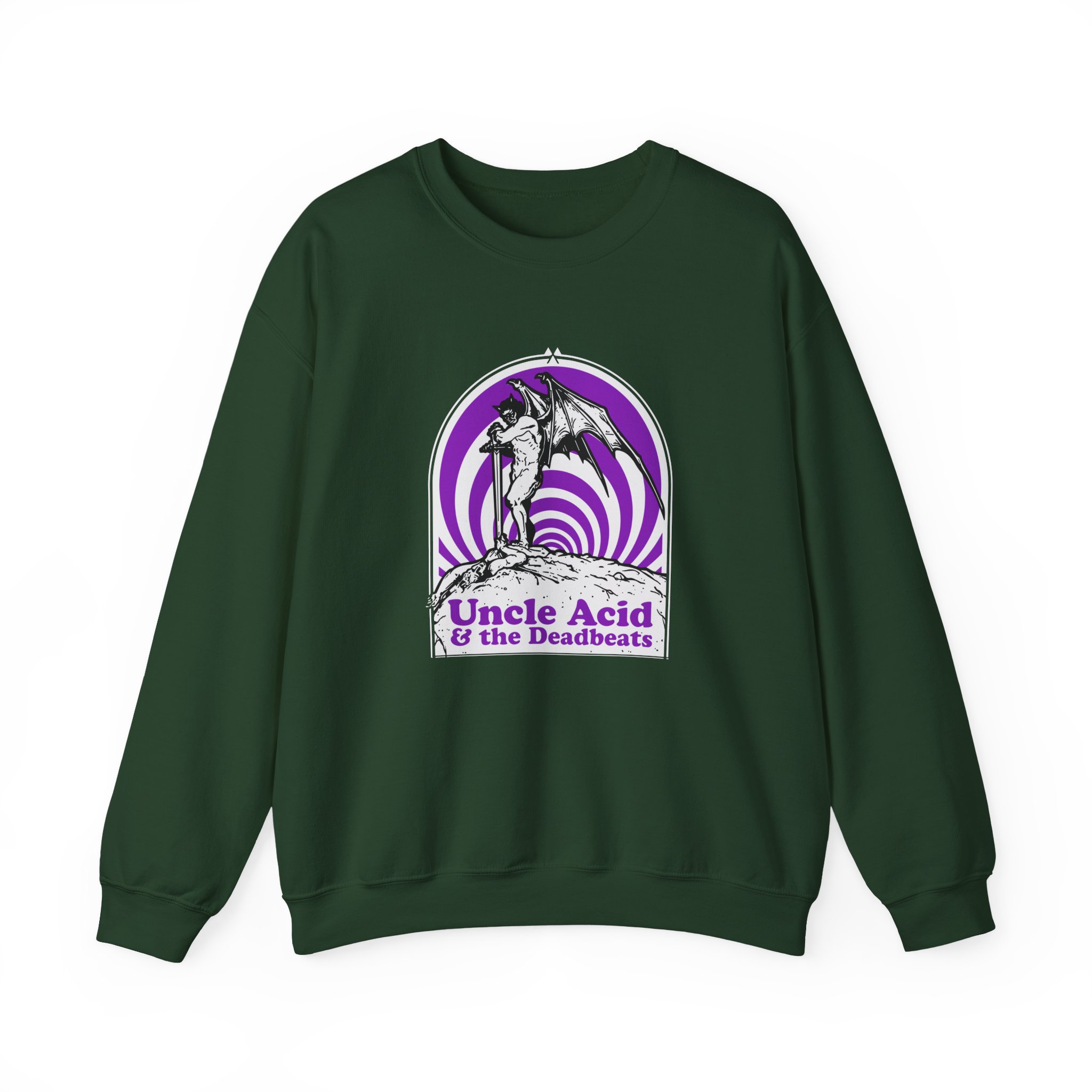 Deadbeats & Uncle Acid Unisex Heavy Blend™ Crewneck Sweatshirt - Image 9