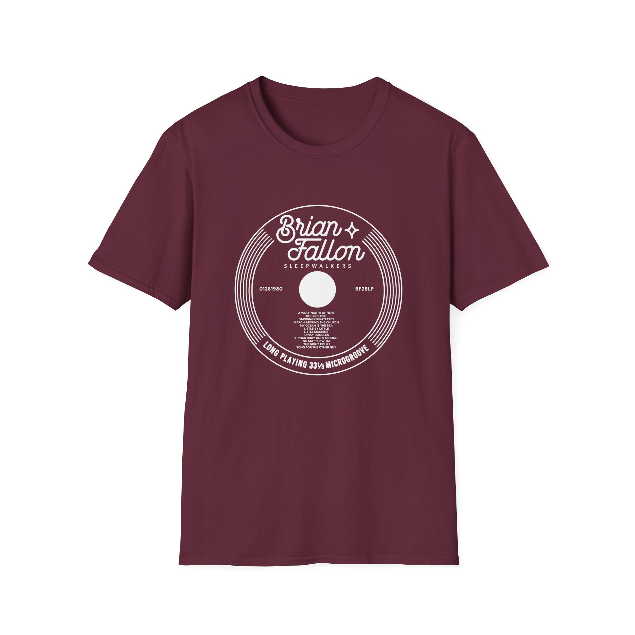 Brian Fallon Record Unisex Softstyle T-shirt - Image 3