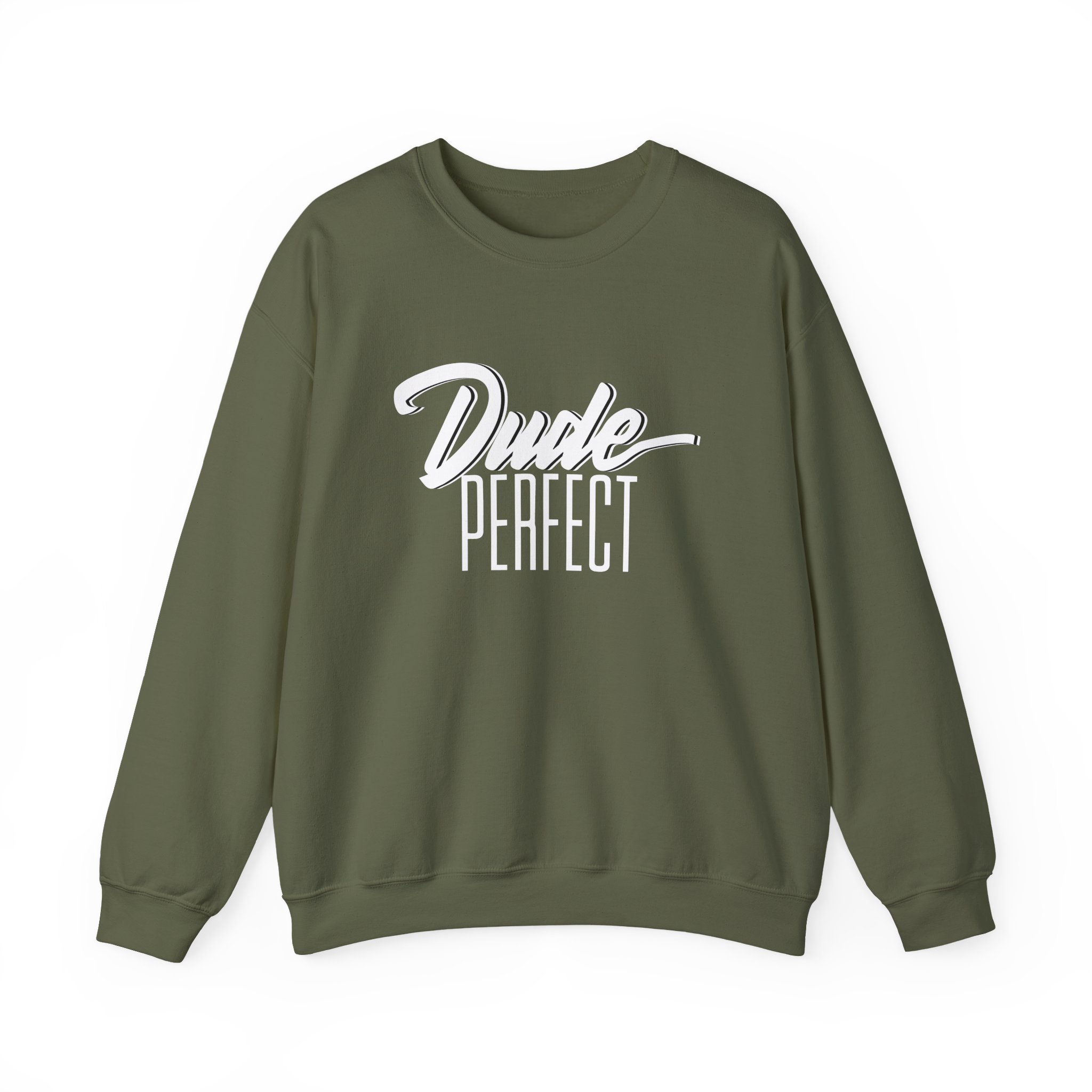 Dude Perfect Dude Script Unisex Heavy Blend™ Crewneck Sweatshirt - Image 9
