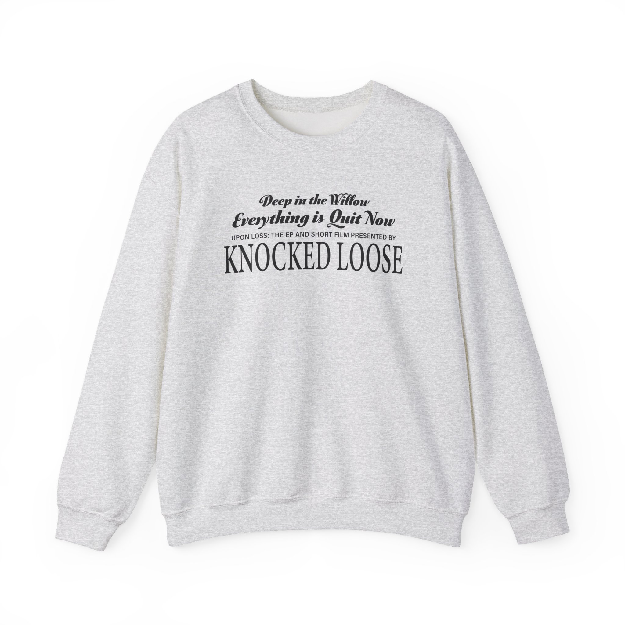 Knocked Loose Quiet Now Unisex Heavy Blend™ Crewneck Sweatshirt - Image 5