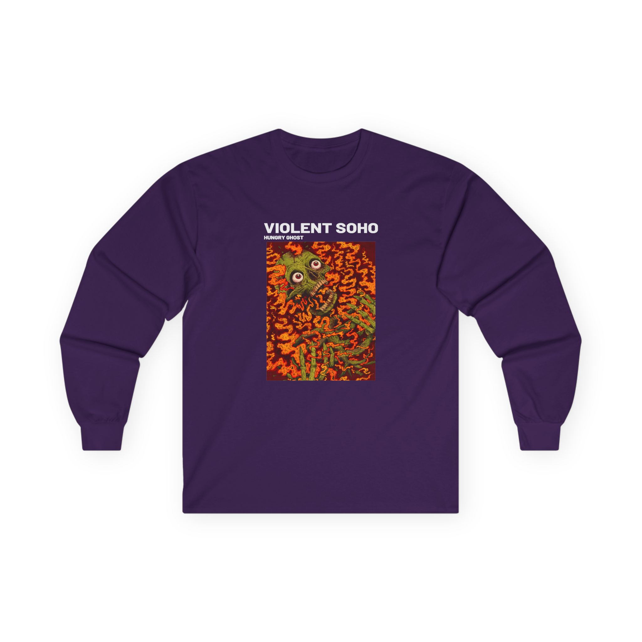 Violent Soho Hungry Ghost Unisex Ultra Cotton Long Sleeve Tee - Image 15