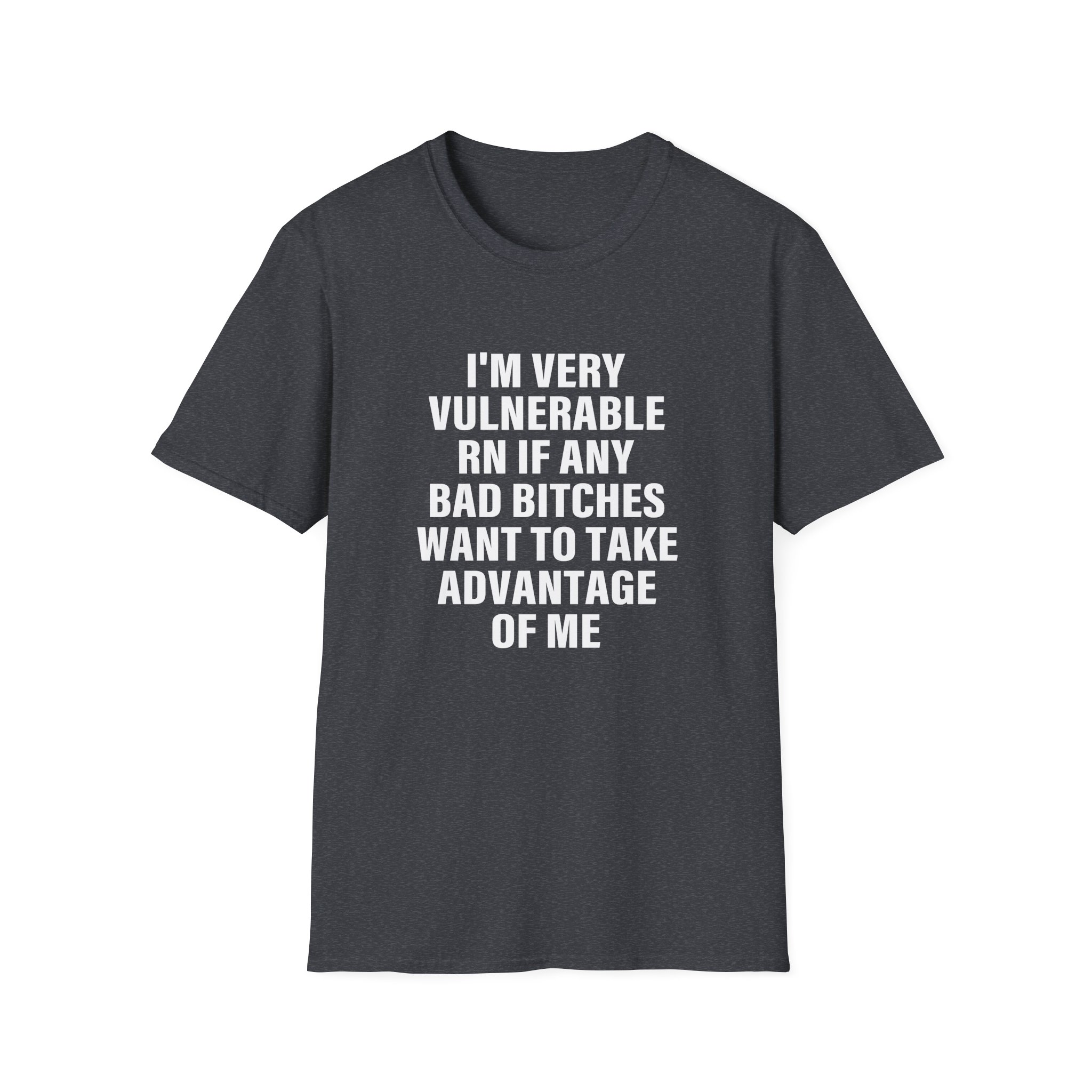 Dom Dolla I'm Very Vulnerable Rn if Any Bad Bitches Want to Take Advantage of Me Unisex Softstyle T-shirt - Image 15
