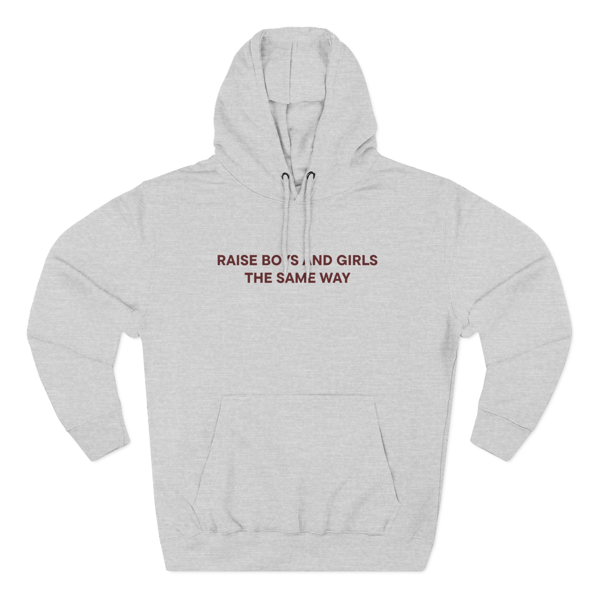 Jenny Holzer Raise the Same Way Three-Panel Fleece Hoodie - Image 3