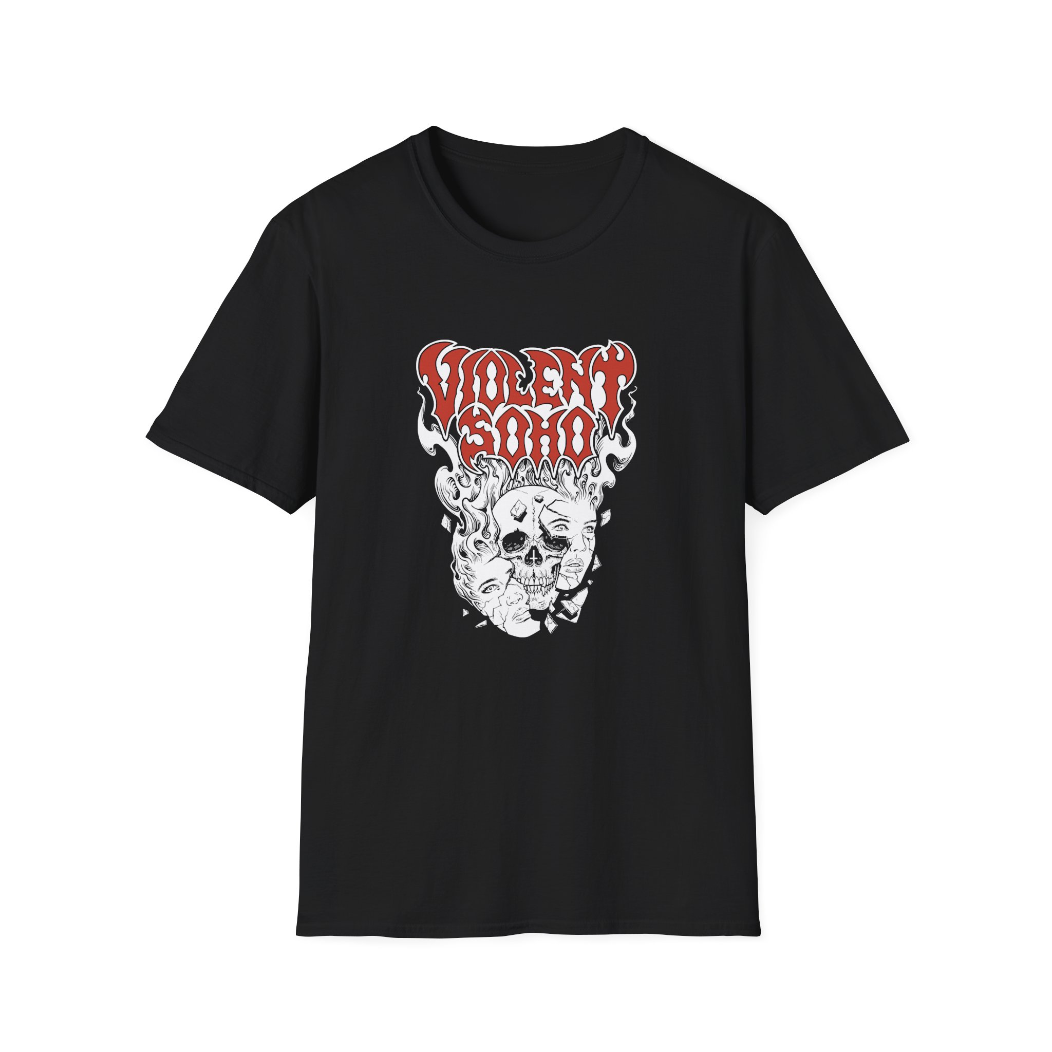 Violent Soho Murdoch Skull Unisex Softstyle T-Shirt