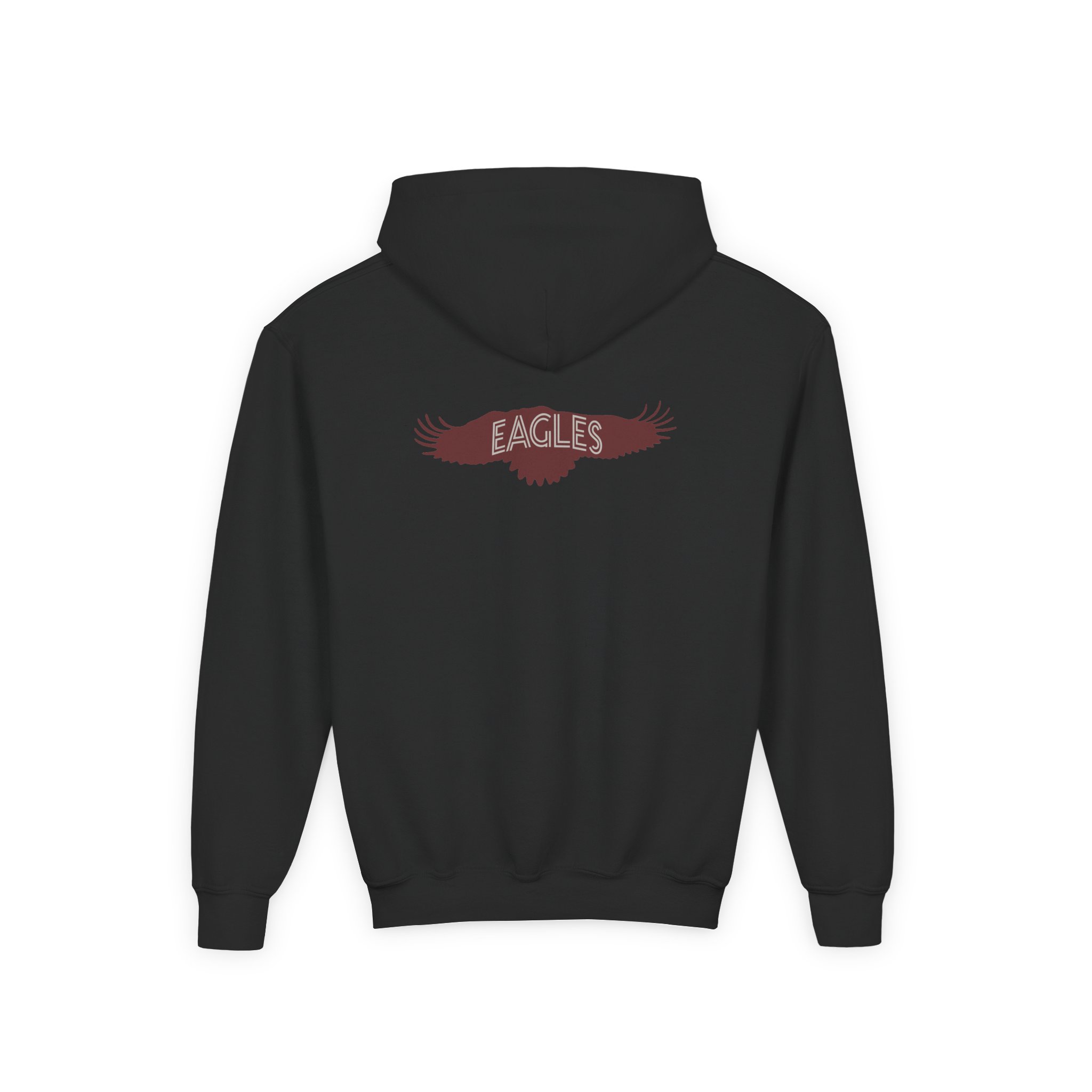 Youth The Eagles Wings Heavy Blend Hooded Sweatshirt - Image 2