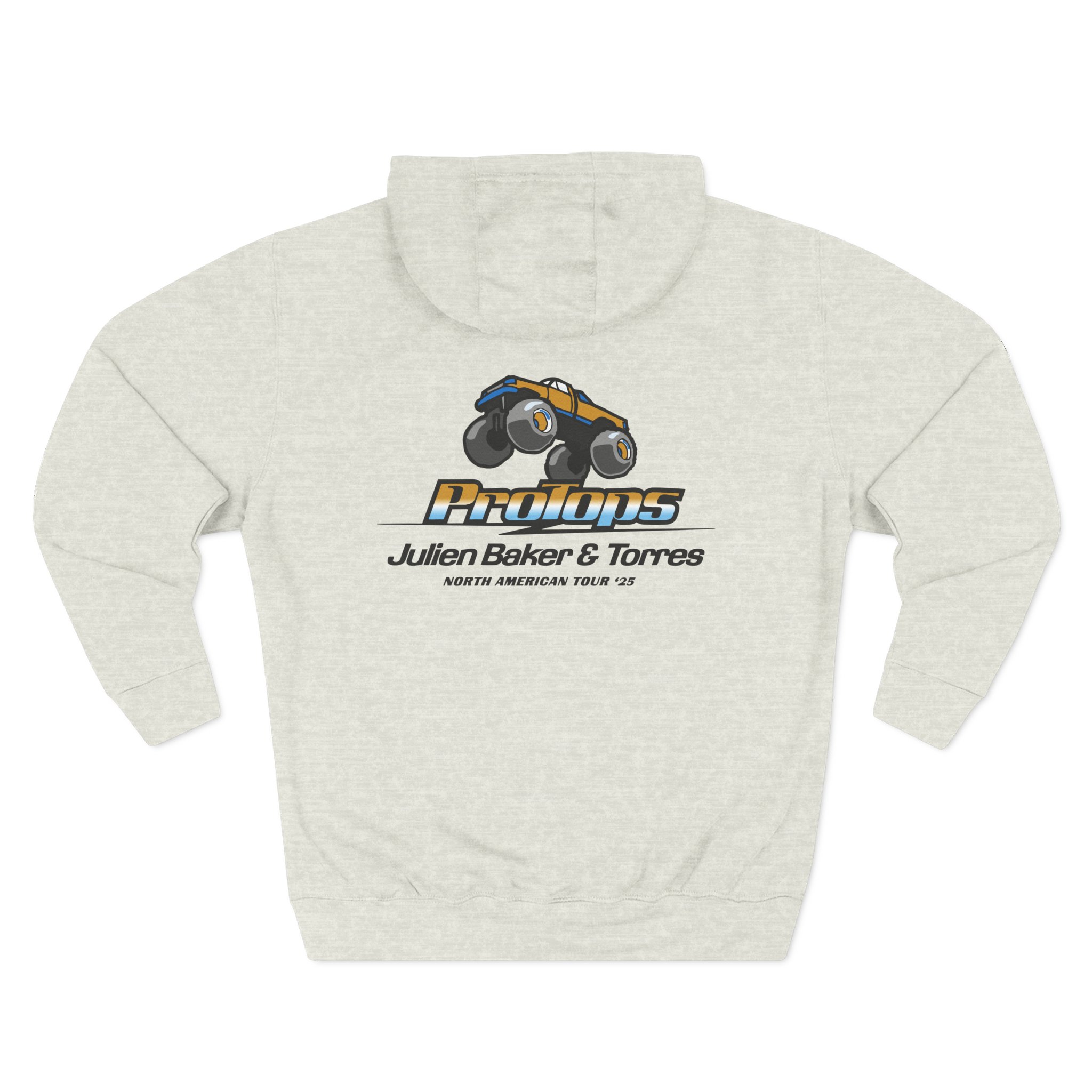Julien Baker Protops Monster Truck Three-Panel Fleece Hoodie - Image 8