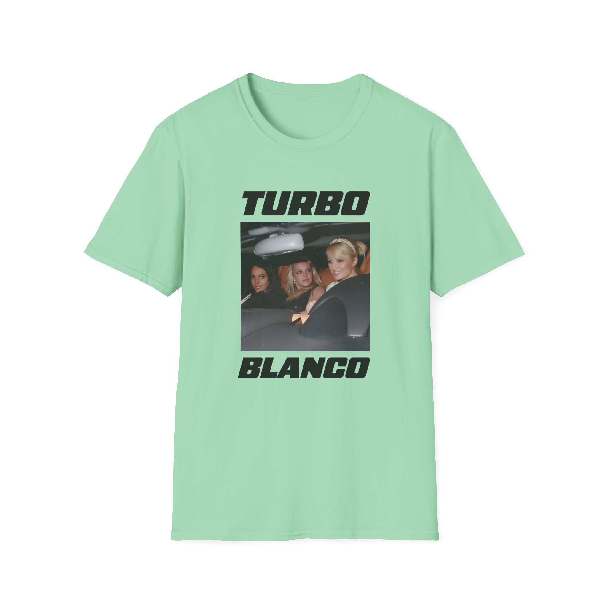 Chris Lorenzo Turbo Blanco Unisex Softstyle T-shirt - Image 15