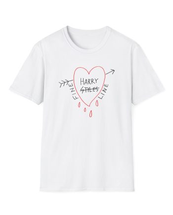 Love on Tour Camiseta Fine Line Unisex Softstyle T-Shirt