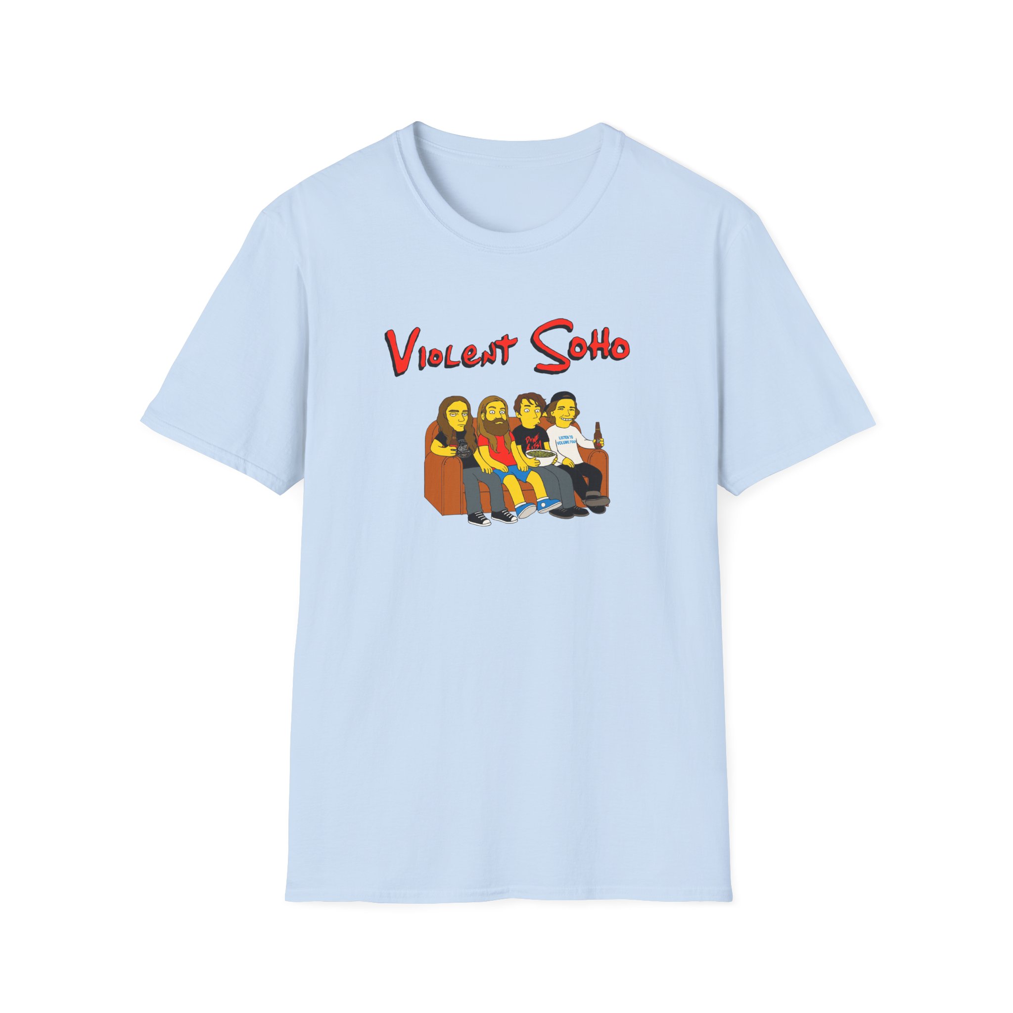 Violent Soho Springfield 4122 Unisex Softstyle T-Shirt - Image 19