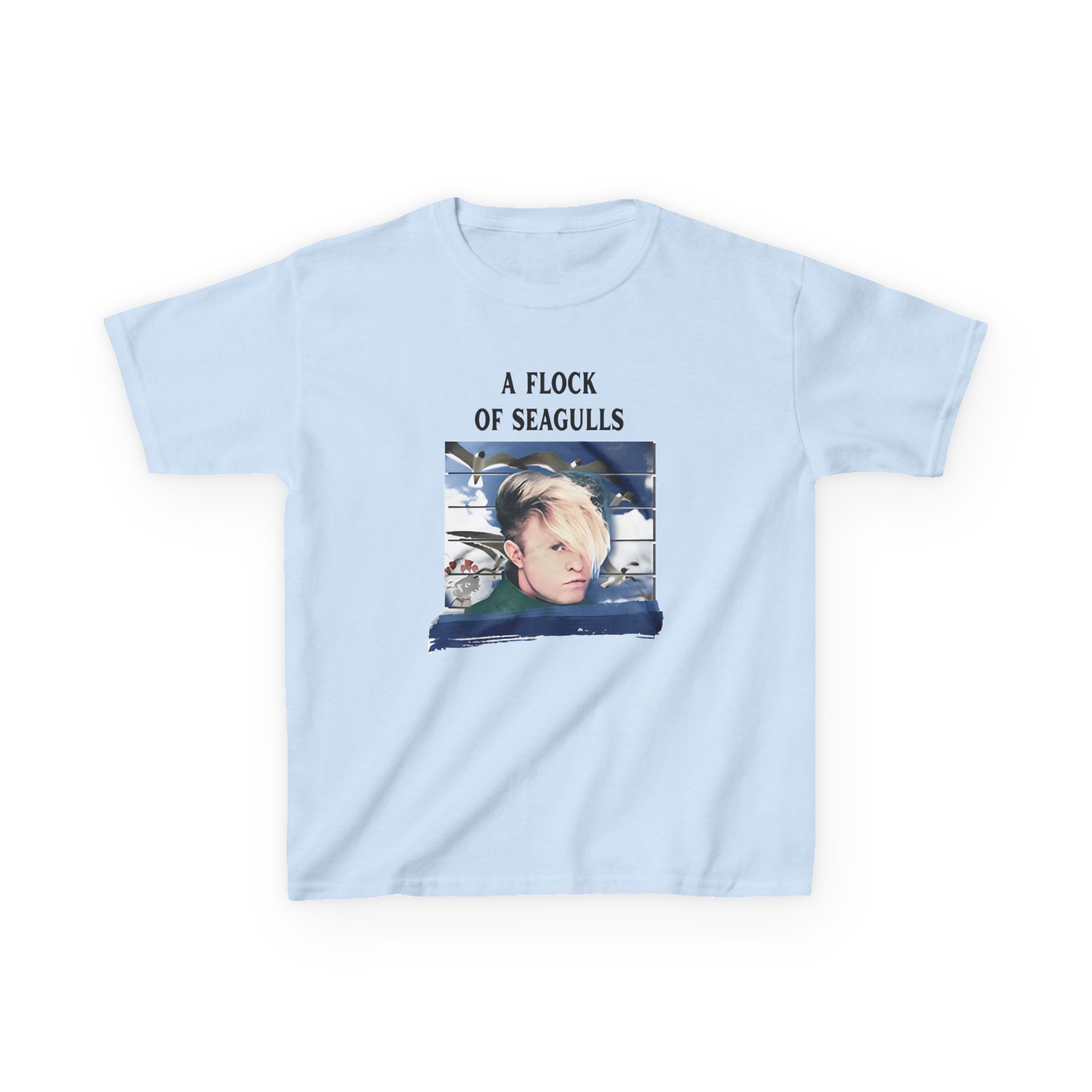 A Flock of Seagulls Birds in Flight Kids Heavy Cotton™ Tee - Image 7
