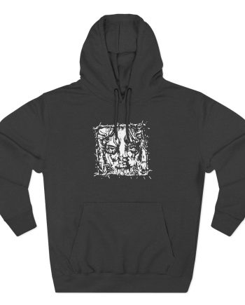 Poppy Disagree Three-Panel Fleece Hoodie